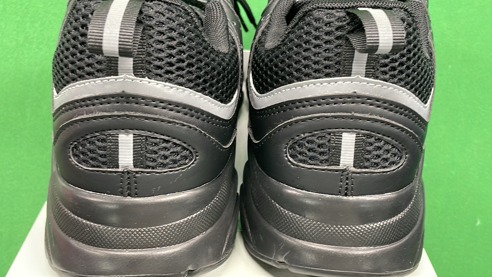 Dior Men's Sneakers - Black, White & Gray Sporty Fashion Shoes