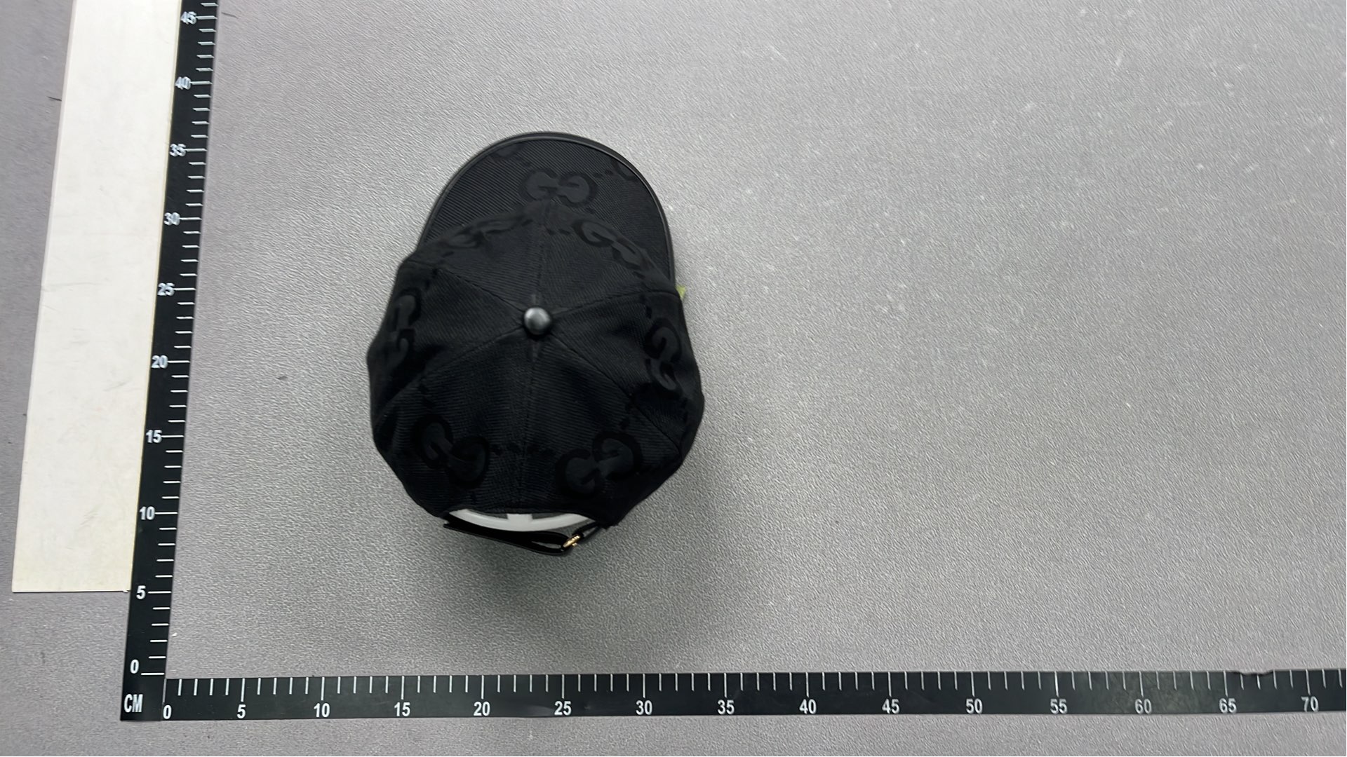 Gucci GG Supreme Pattern Baseball Cap with Web Stripe
