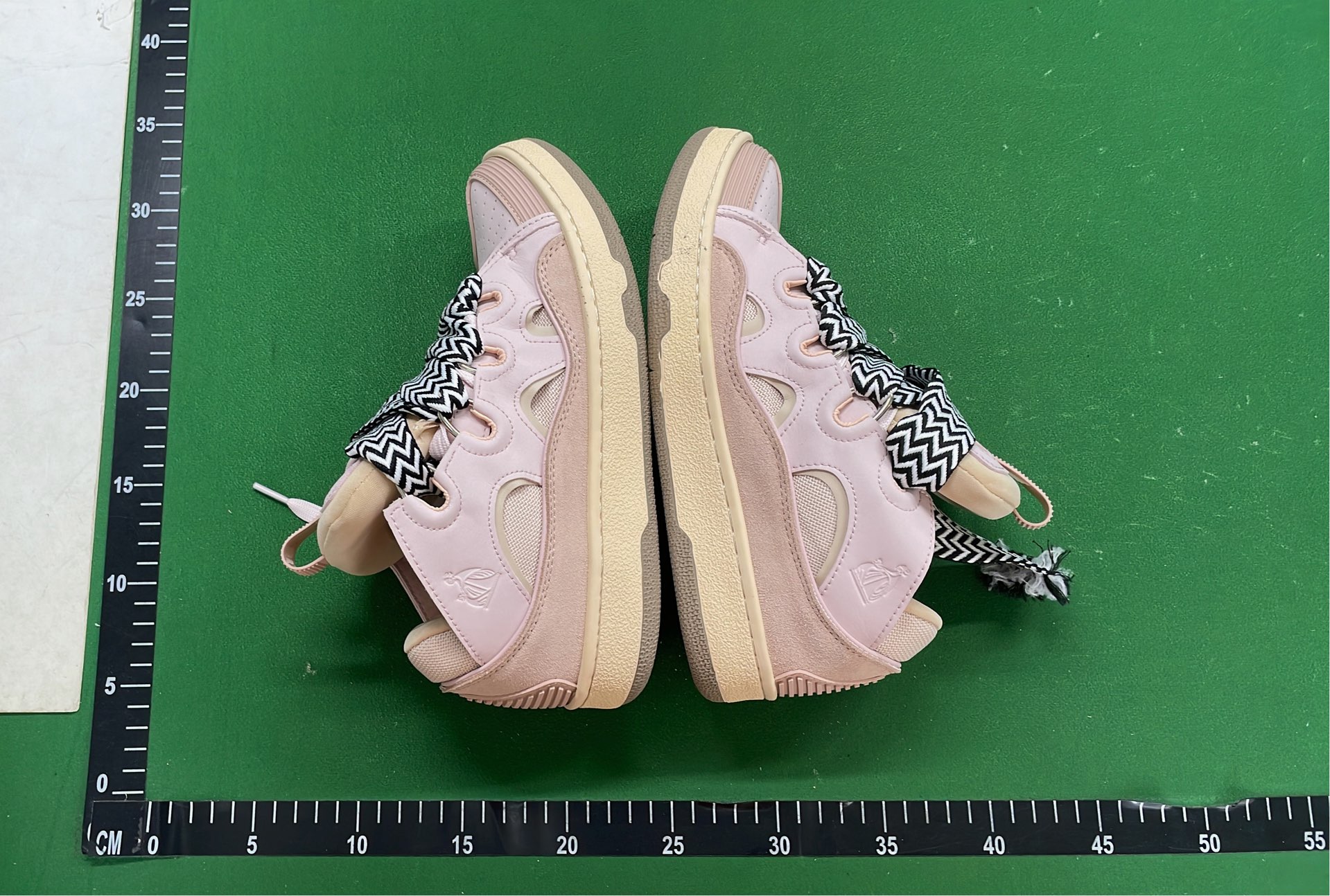 LANVIN White Sneakers with Colorful Laces