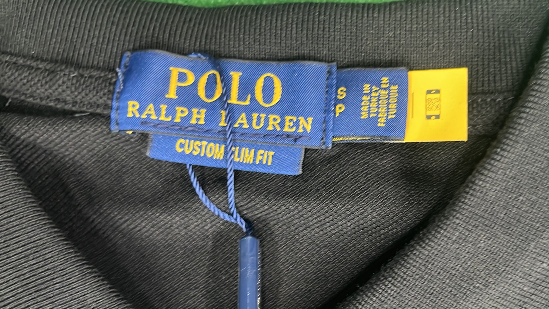 Men's Dark Green Polo Shirt with Red Logo