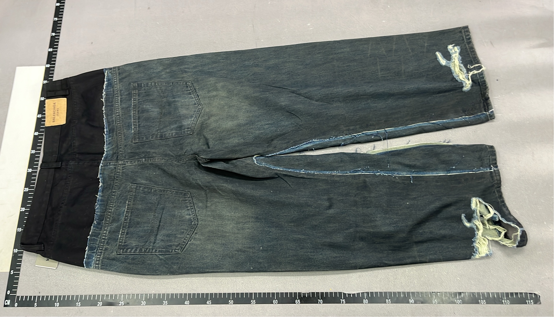 Balenciaga High-Waist Denim Jeans for Men Women