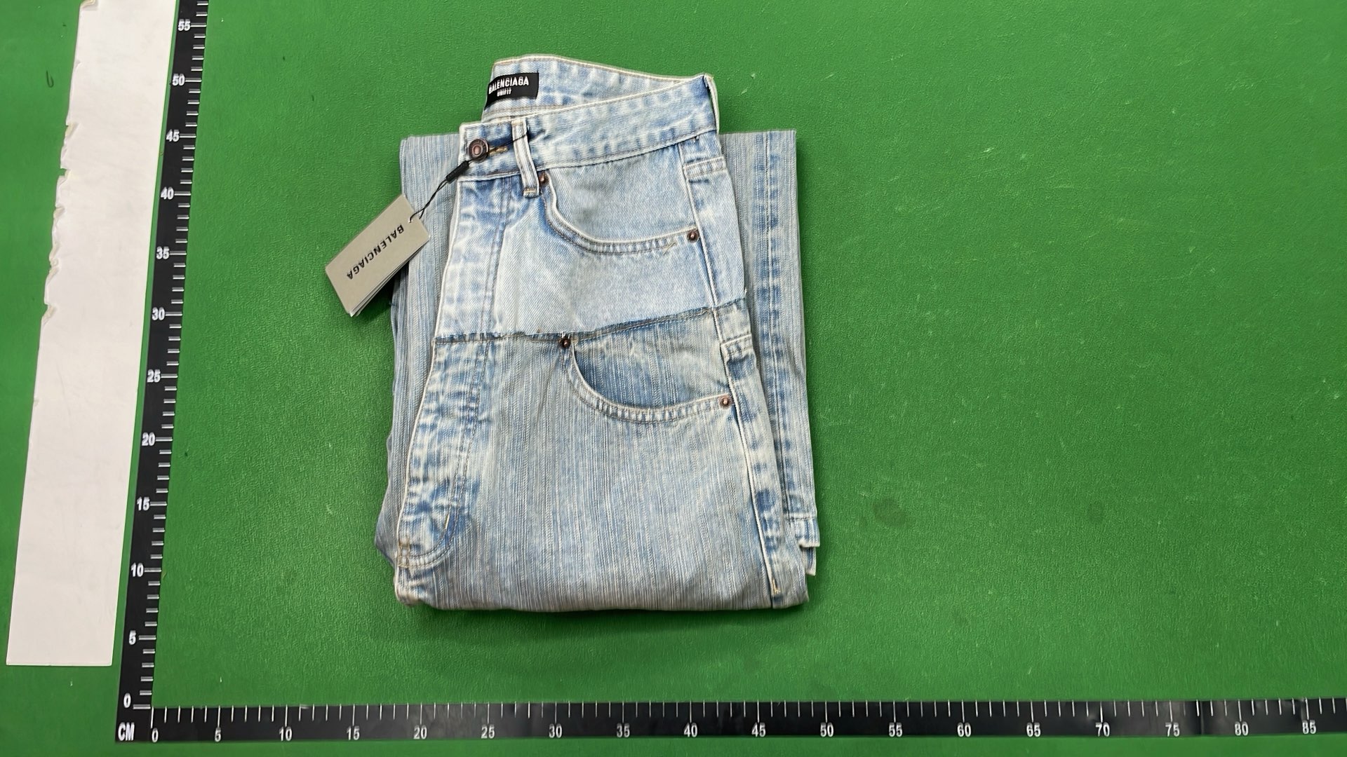 Balenciaga High-Waist Denim Jeans for Men Women