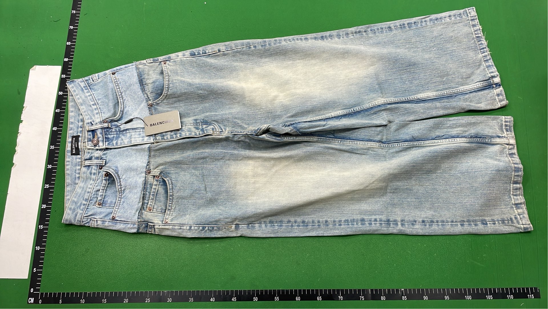 Balenciaga High-Waist Denim Jeans for Men Women