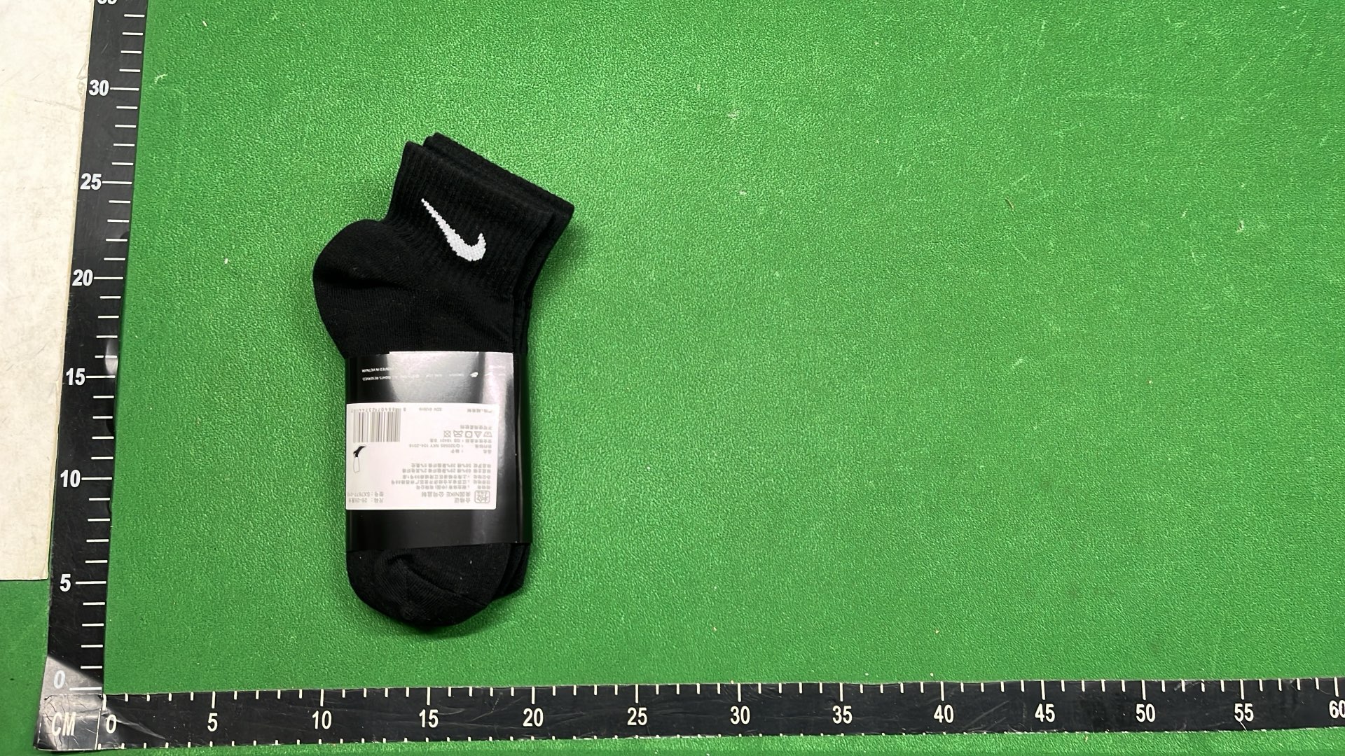 Nike Everyday Lightweight Ankle Socks - White and Black Pure Cotton