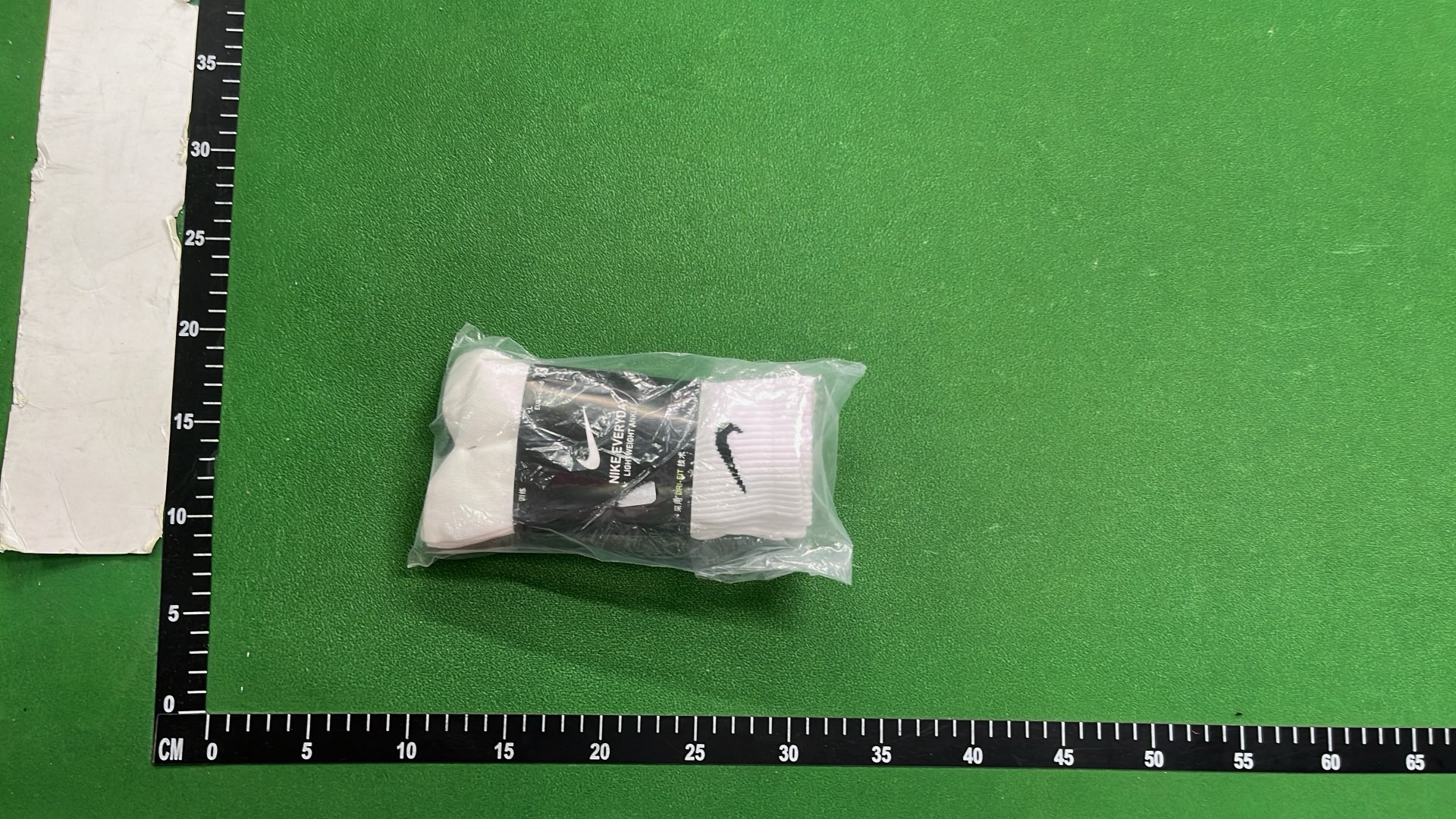 Nike Everyday Lightweight Ankle Socks - White and Black Pure Cotton