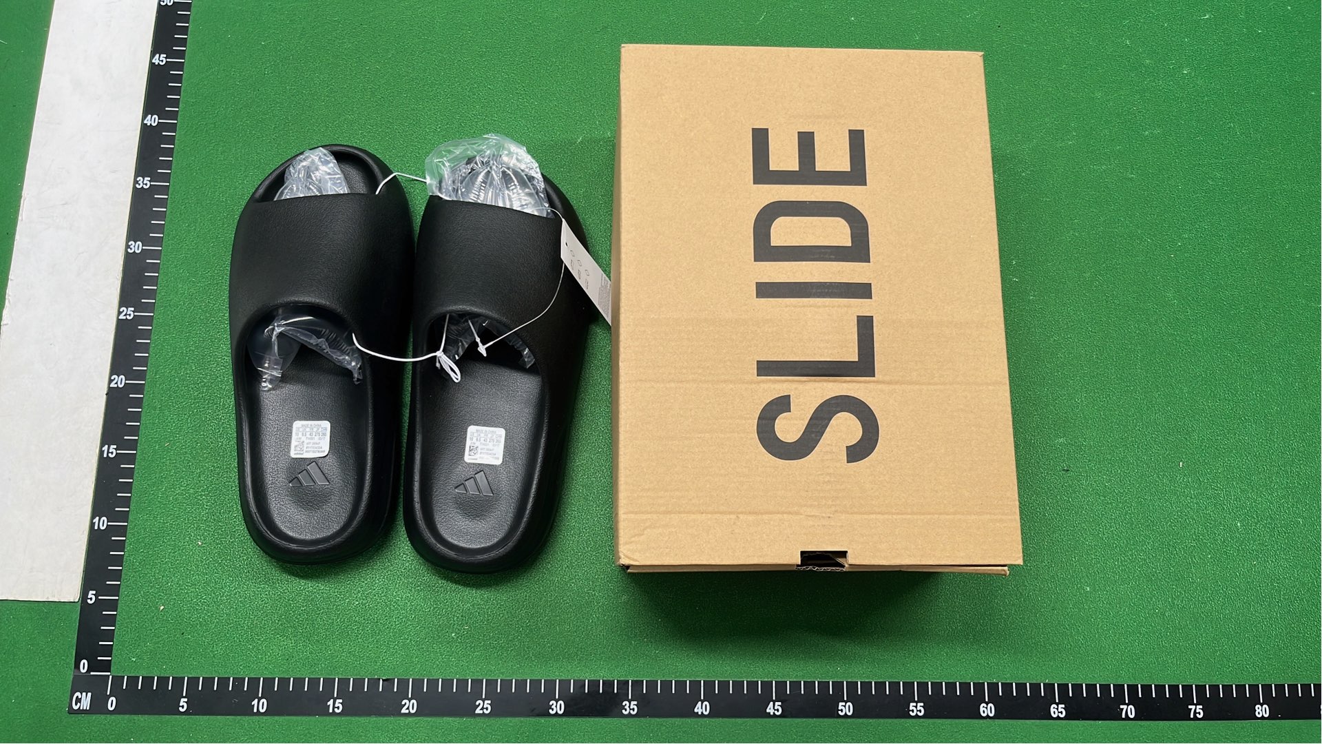 Yeezy Slide Black Sandals by Adidas - HQ4448