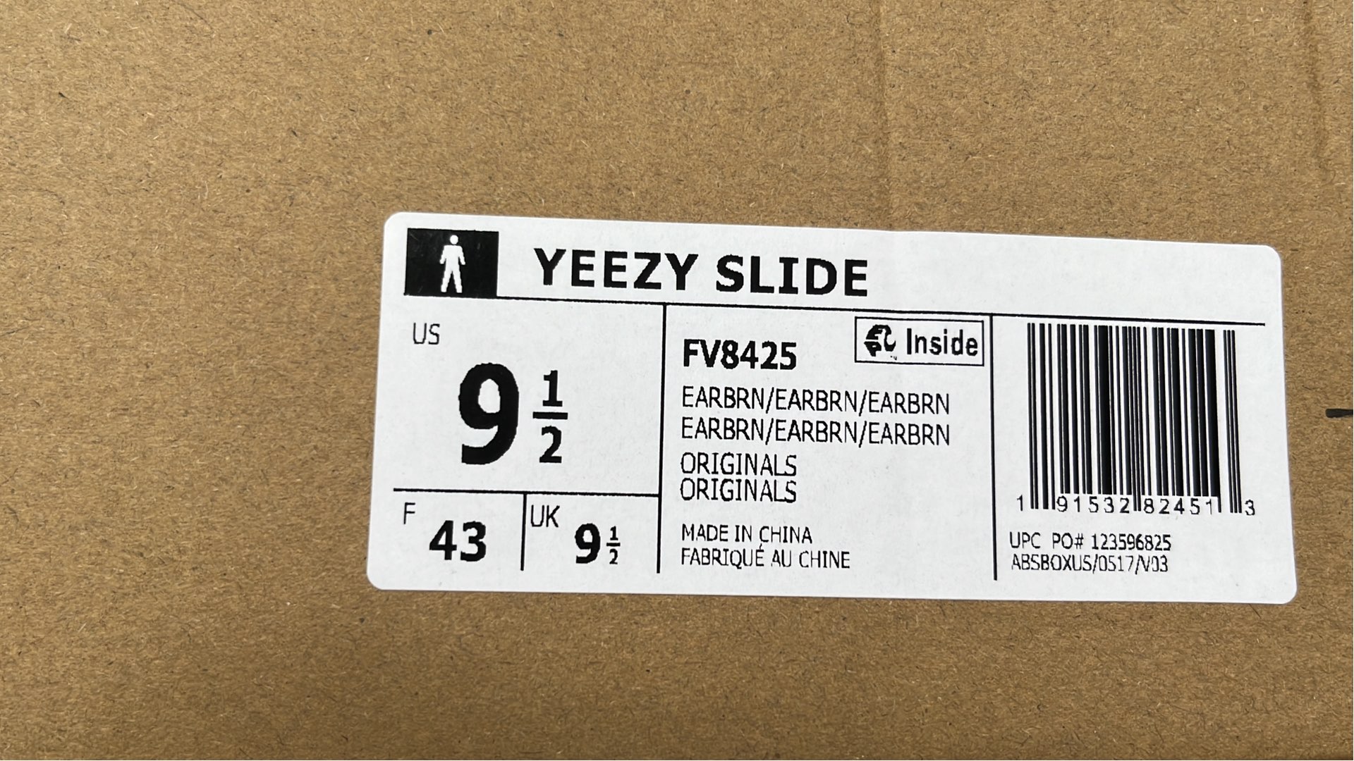 Yeezy Slide Black Sandals by Adidas - HQ4448