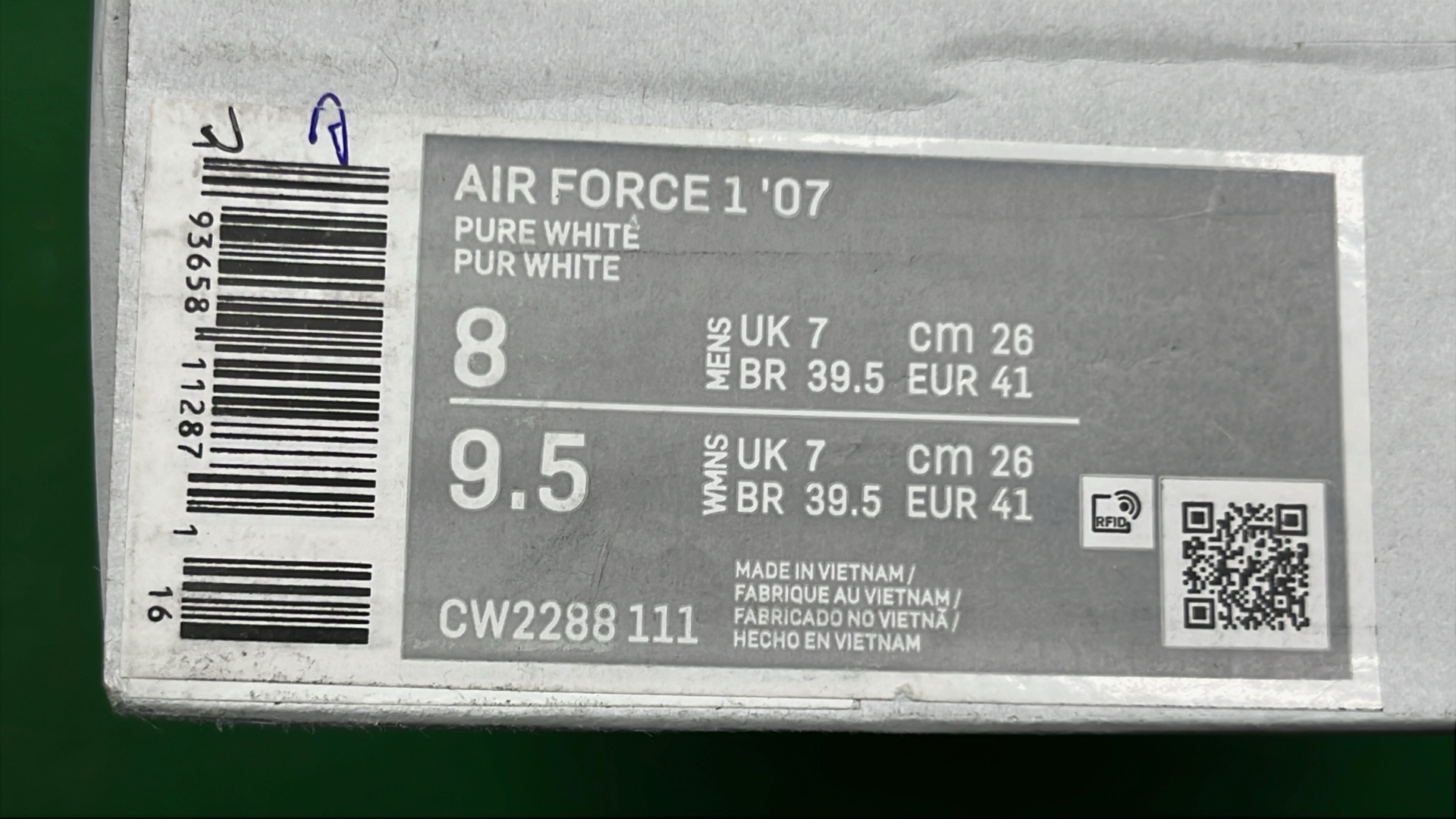 Nike Air Force 1 Low White Casual Sneakers