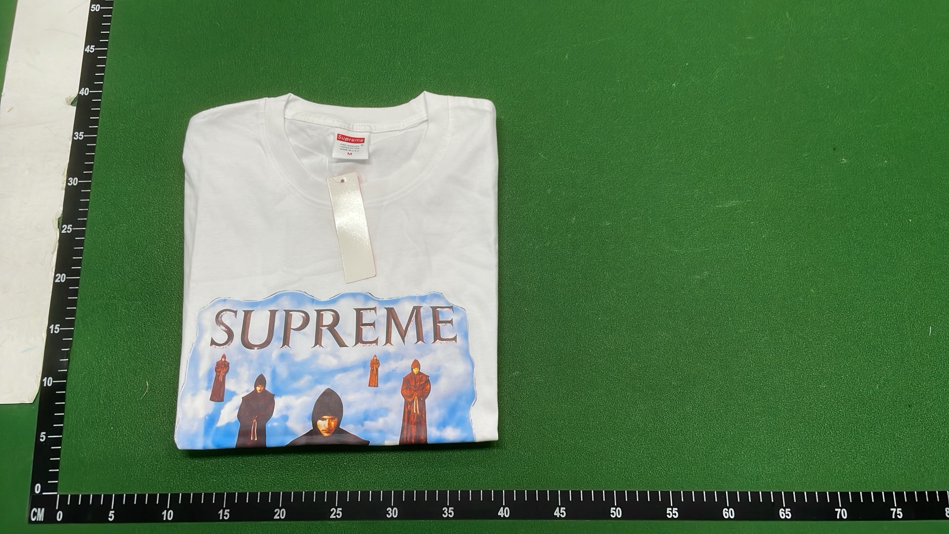 Supreme Monks T-Shirt White Graphic Print
