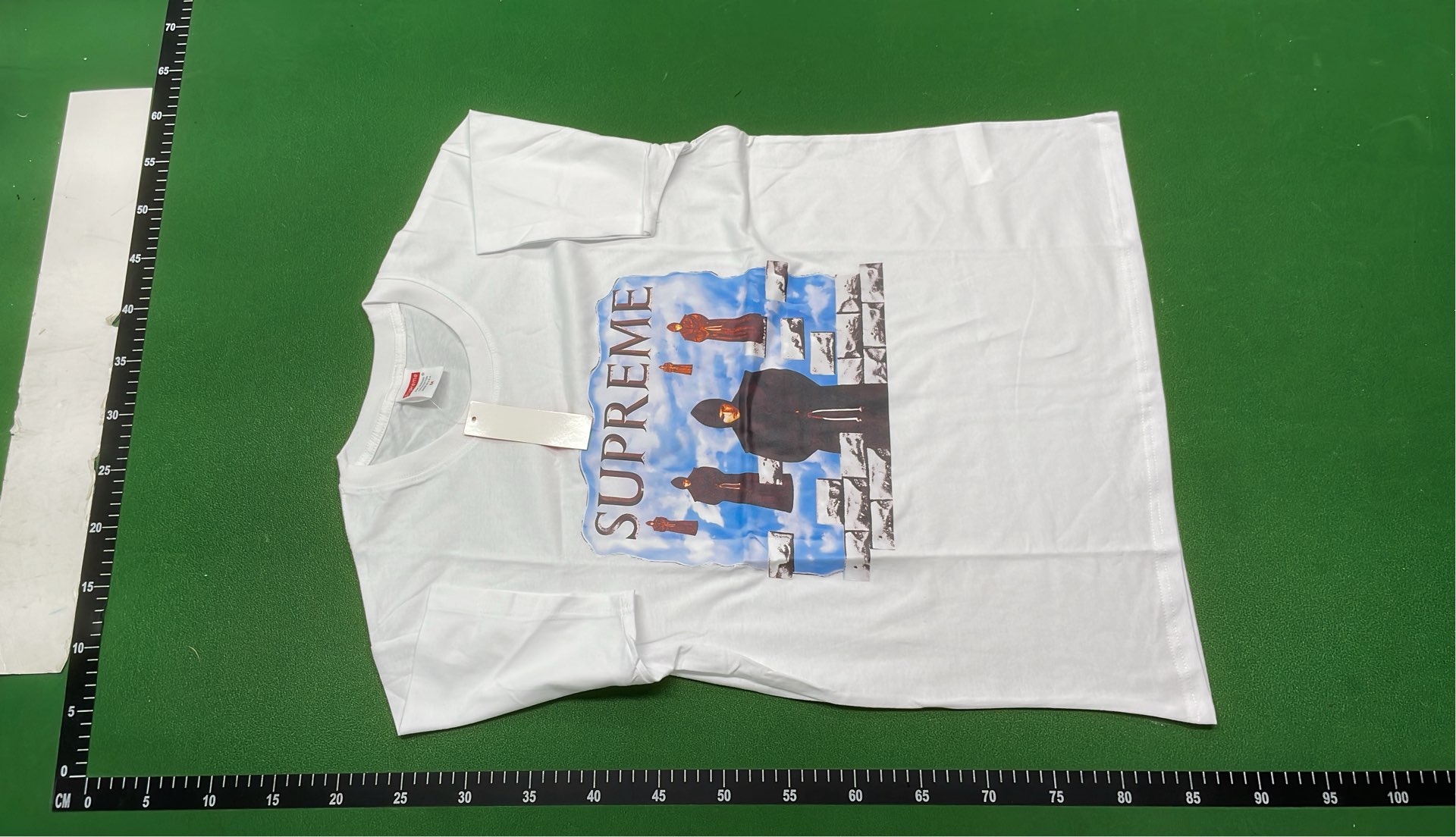 Supreme Monks T-Shirt White Graphic Print