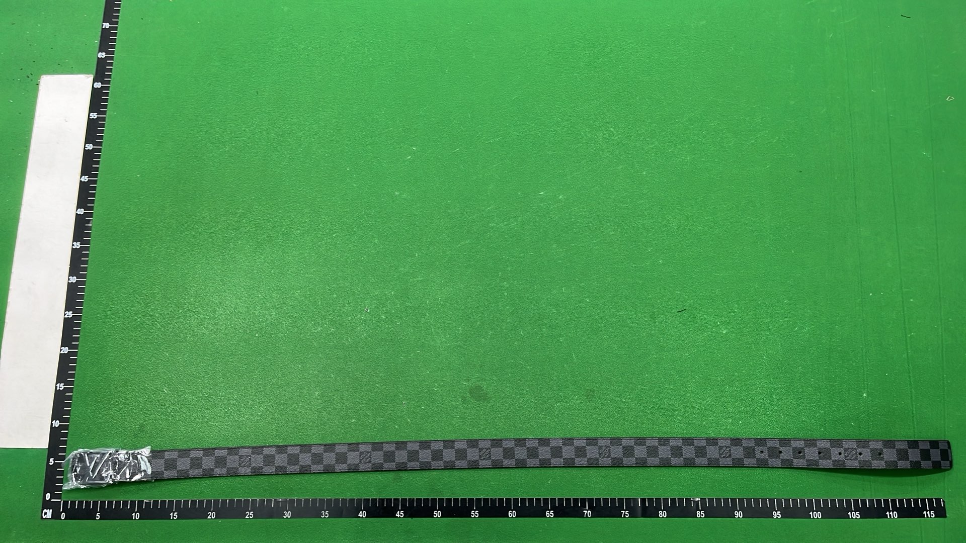 Louis Vuitton LV Monogram Canvas Belt with Silver Buckle
