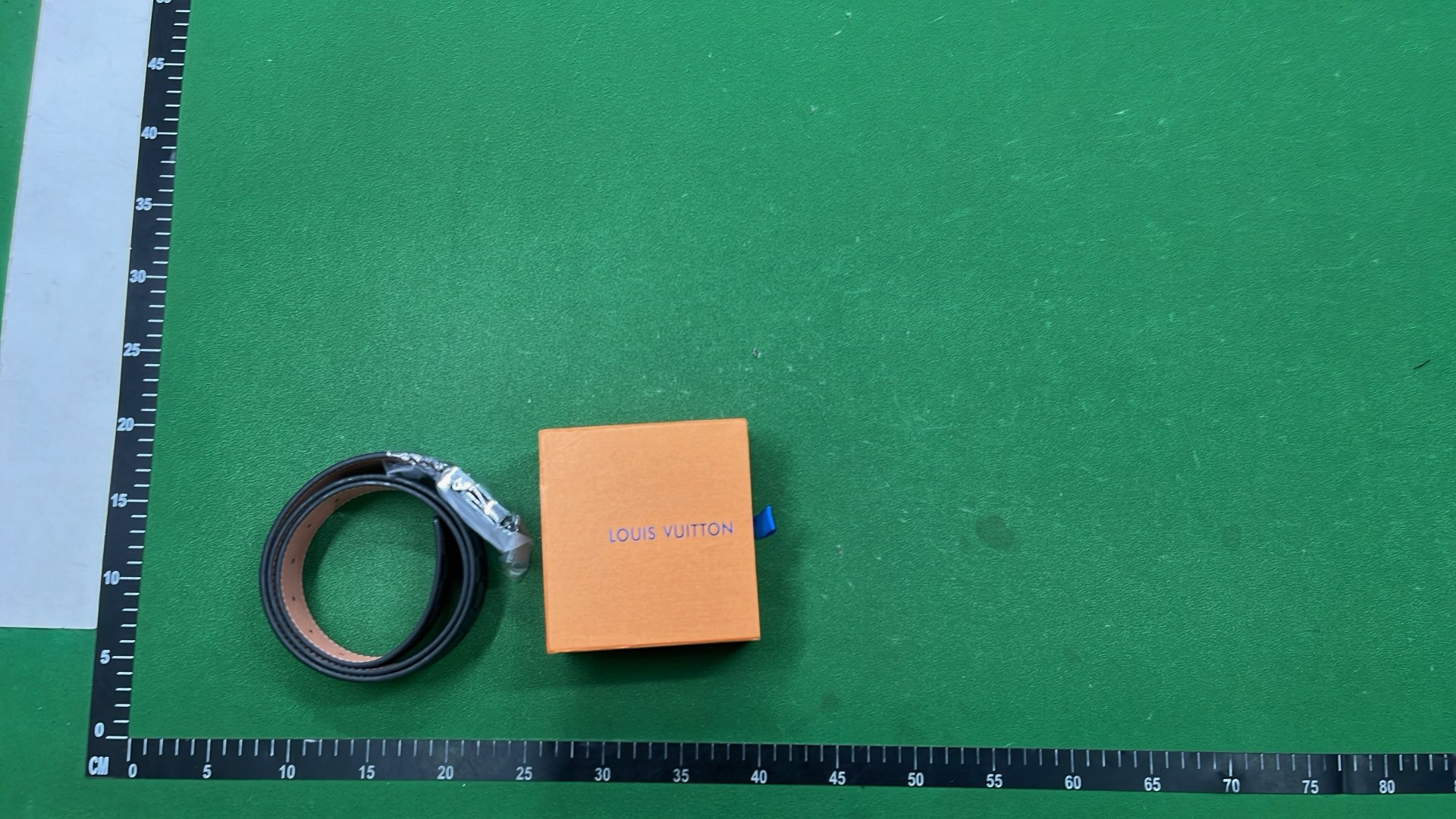 Louis Vuitton LV Monogram Canvas Belt with Silver Buckle
