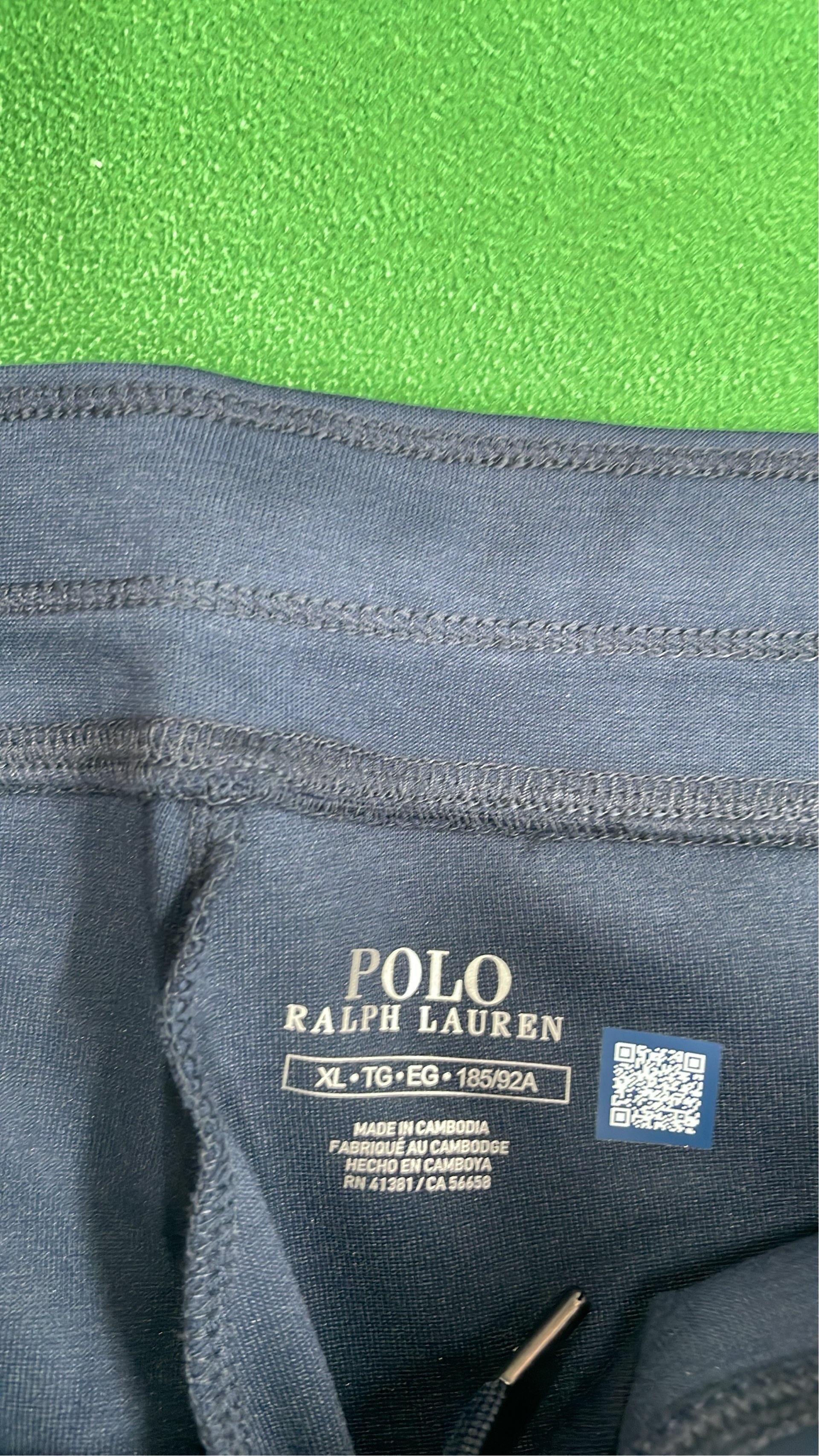 Men's Black Track Pants with Drawstring Waist