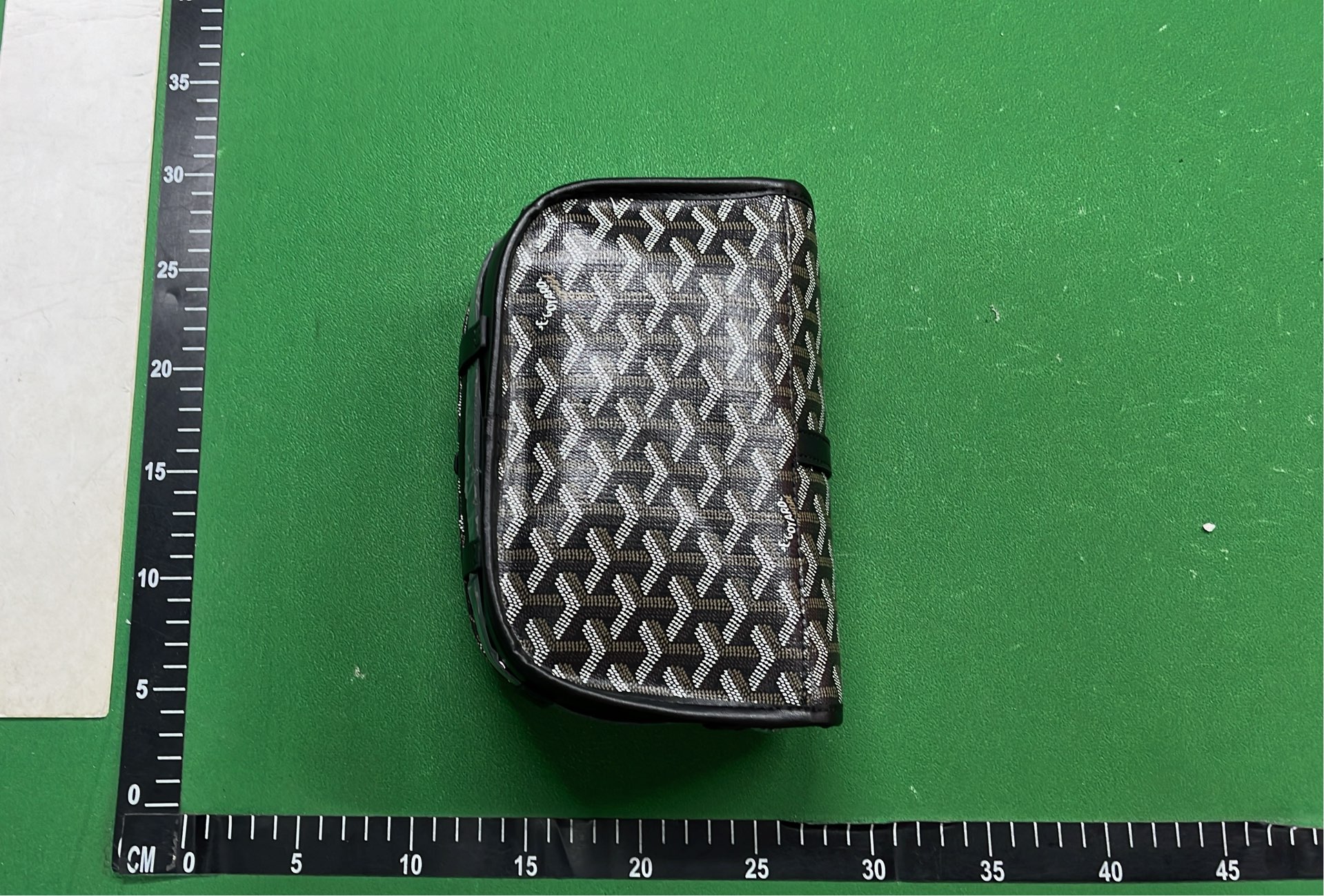 MCM Visetos Shoulder Bag in Gray Monogram Pattern