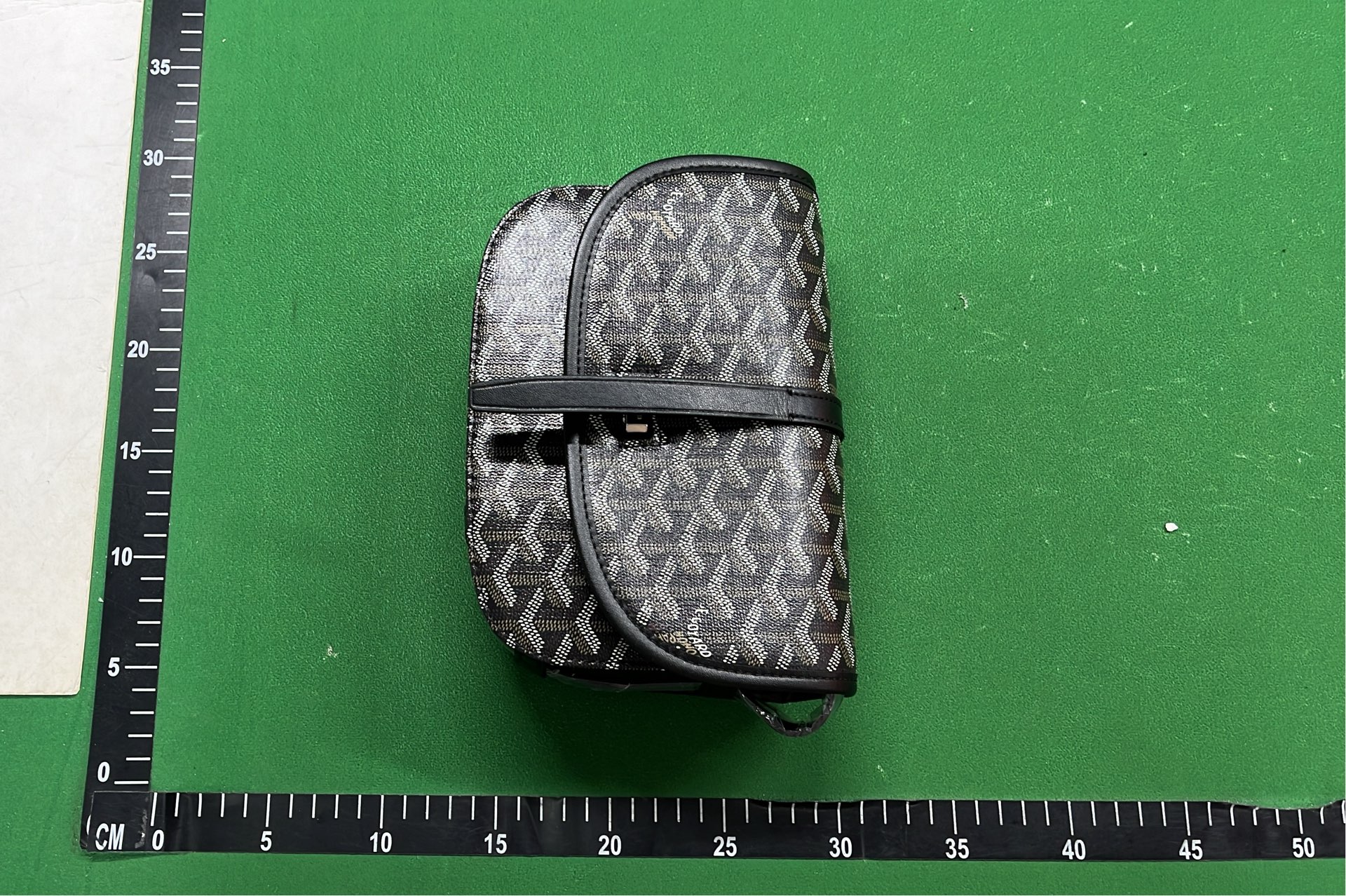 MCM Visetos Shoulder Bag in Gray Monogram Pattern