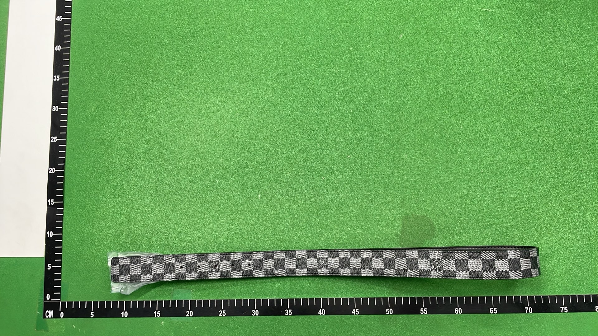 LV Holographic Belt with Monogram Pattern