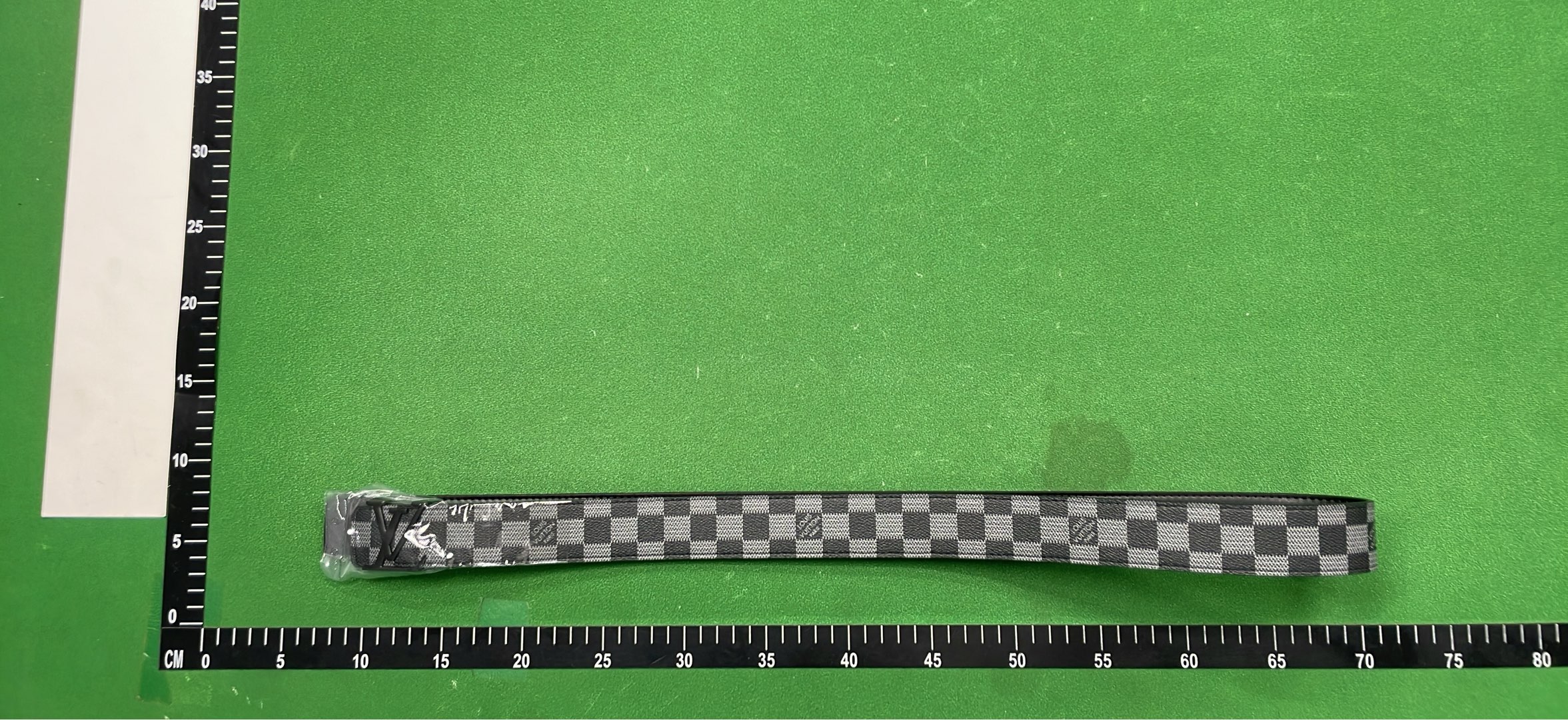 LV Holographic Belt with Monogram Pattern