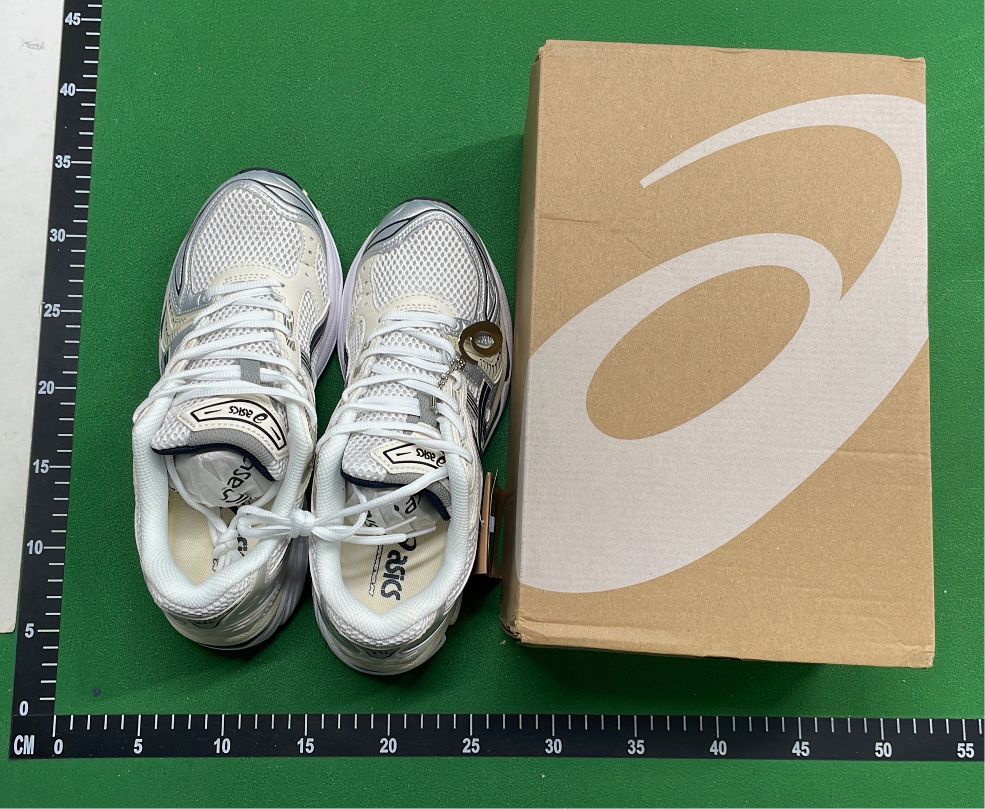 ASICS Gel-Kayano Running Shoes White Blue Men's Athletic Sneakers
