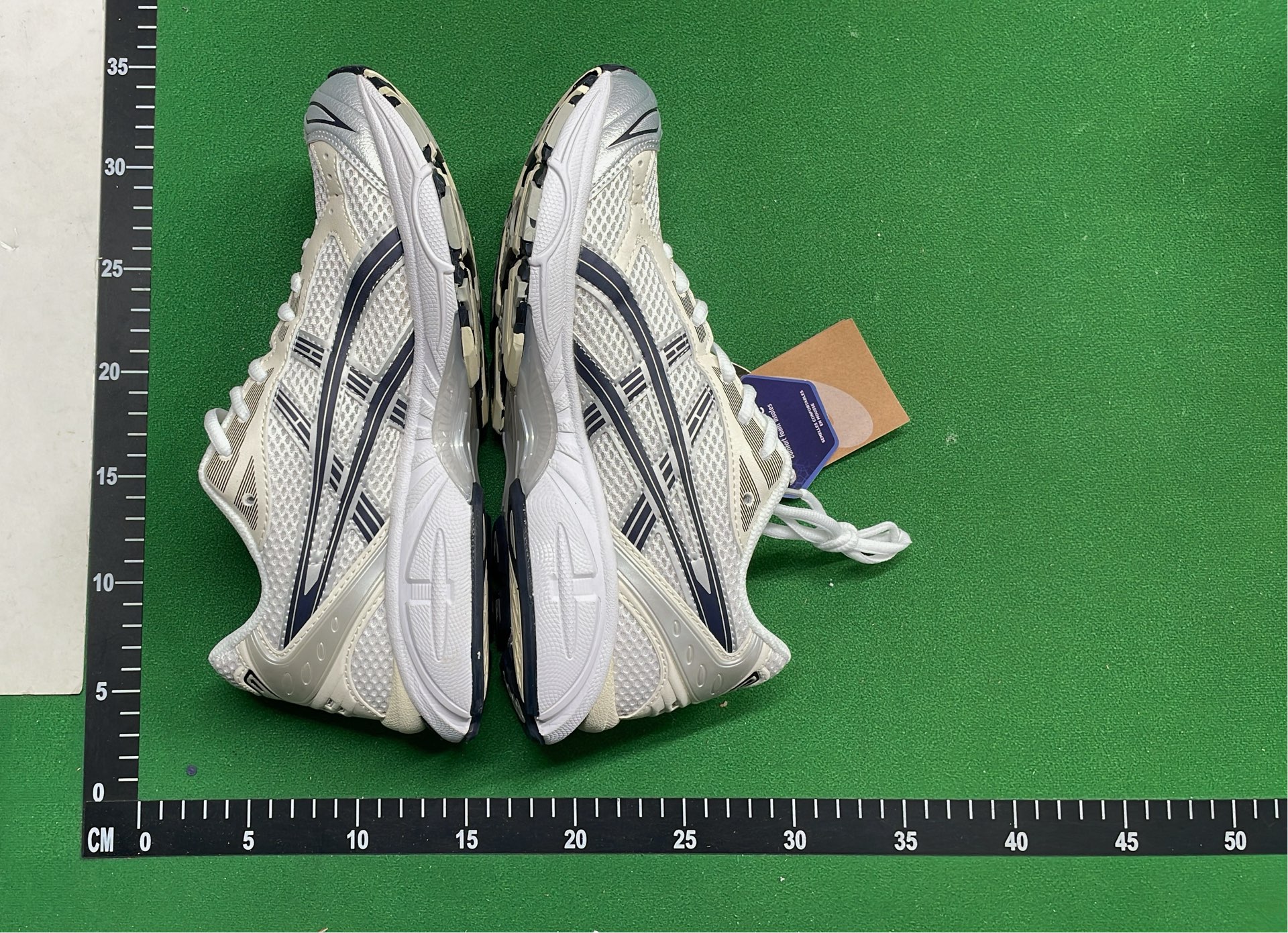 ASICS Gel-Kayano Running Shoes White Blue Men's Athletic Sneakers