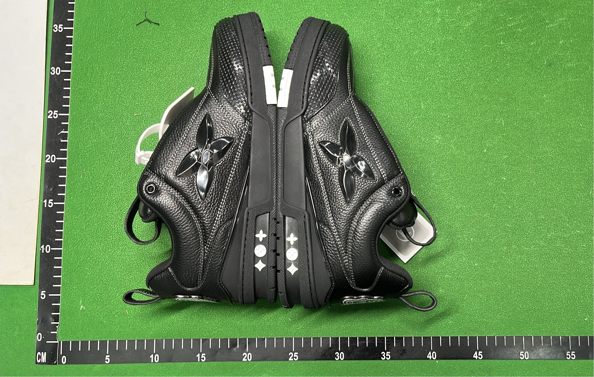 Louis Vuitton Purple Leather Sneakers with White Monogram