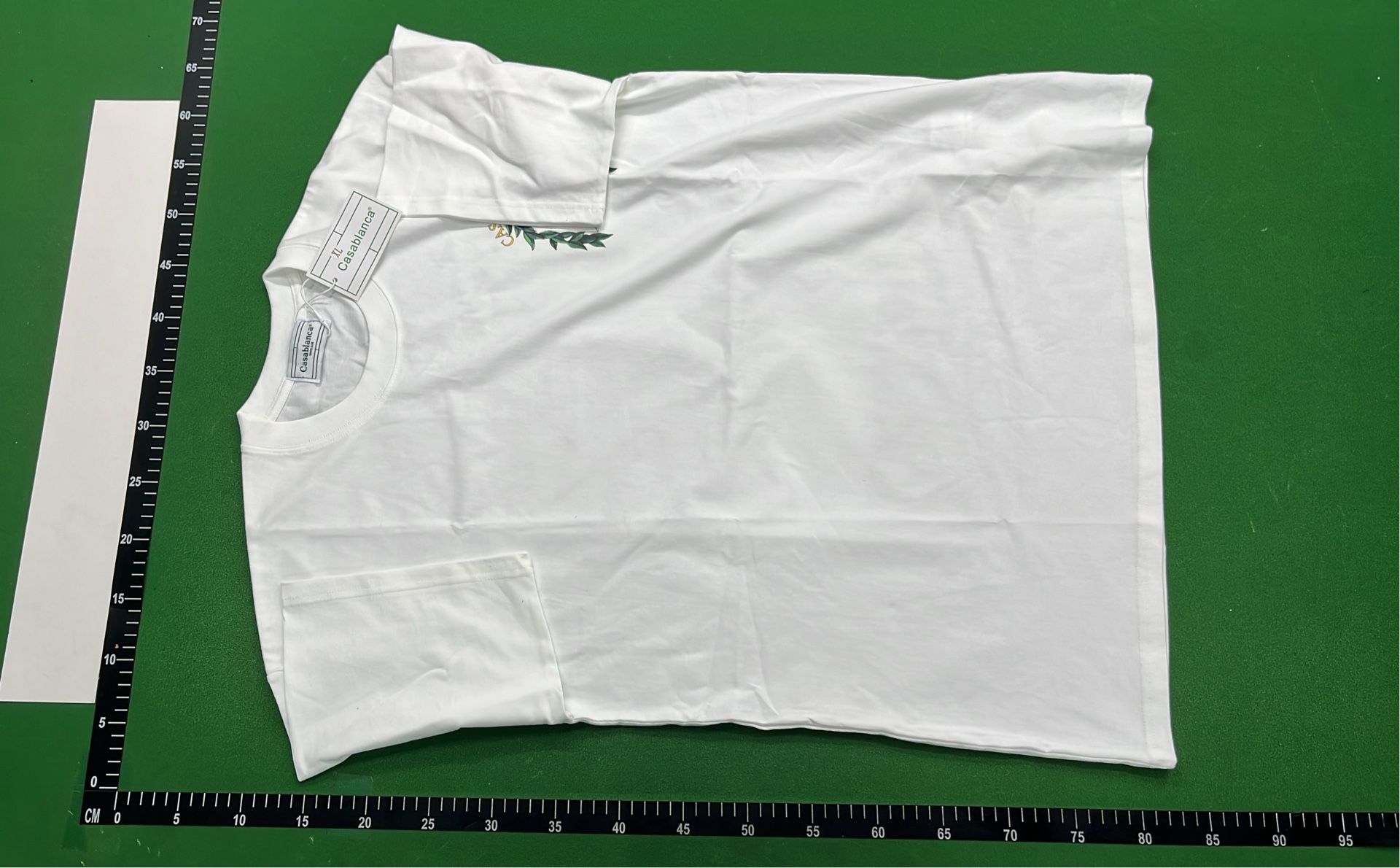 1:1 Batch CASABLANCA T-shirt  in the Best OopBuy Spreadsheet QC photos