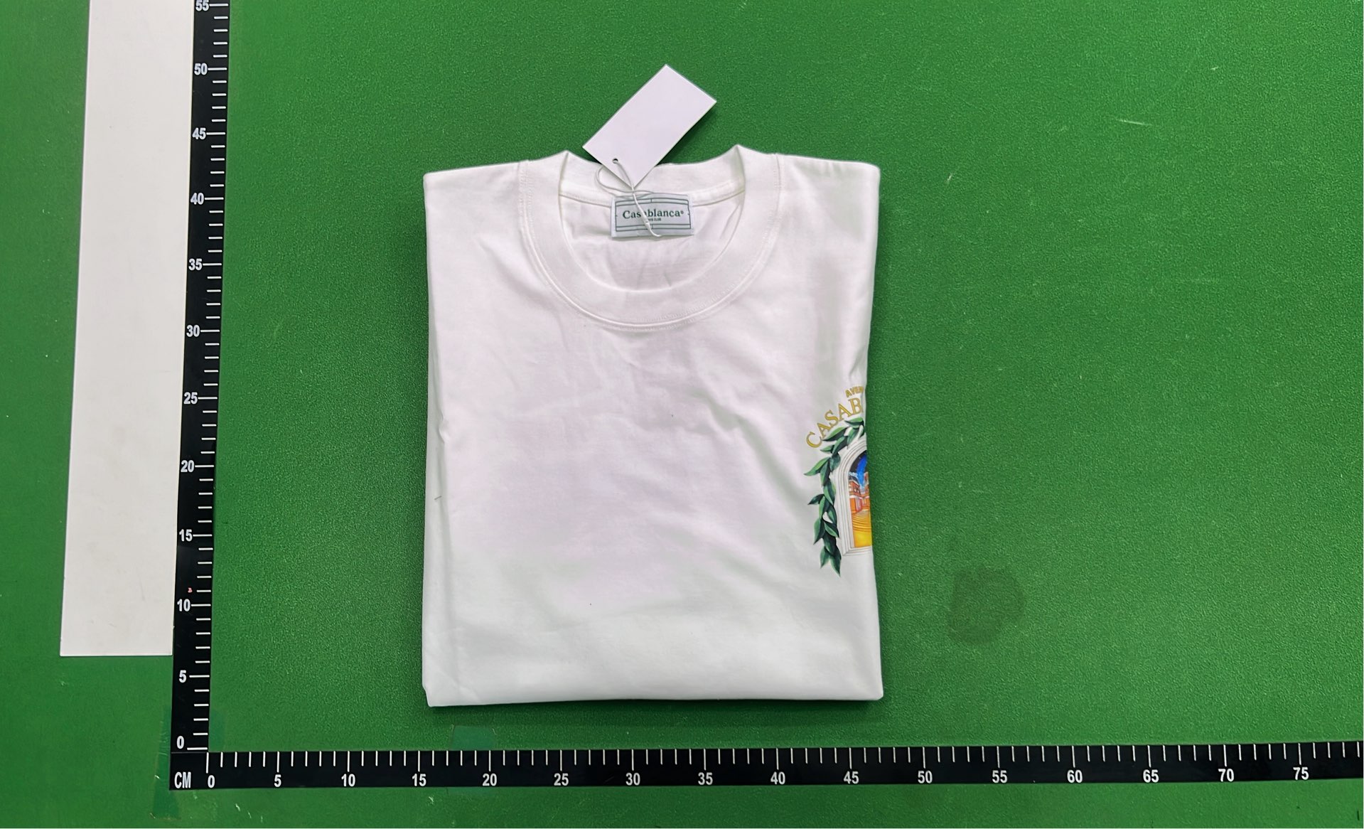 1:1 Batch CASABLANCA T-shirt  in the Best OopBuy Spreadsheet QC photos