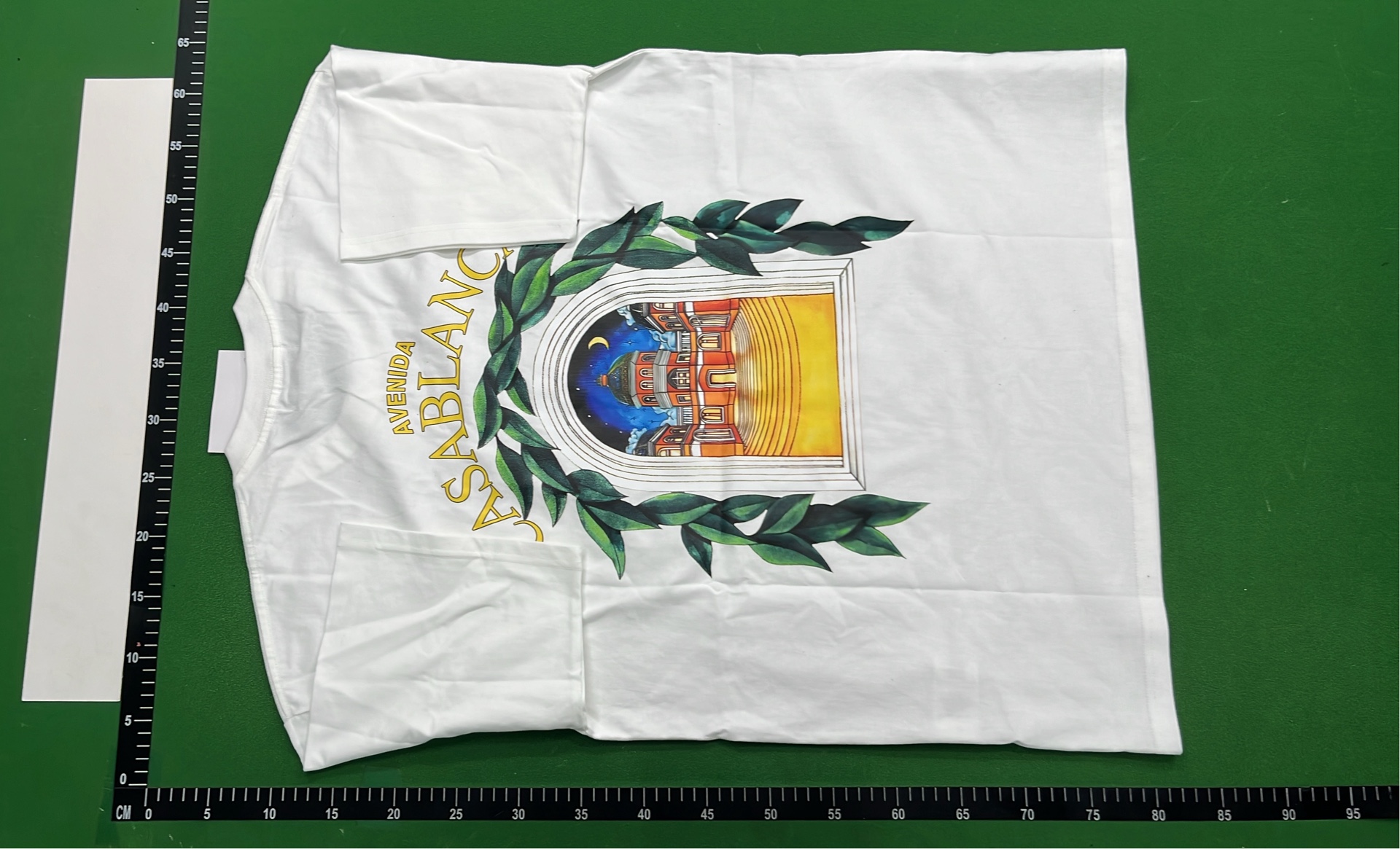 1:1 Batch CASABLANCA T-shirt  in the Best OopBuy Spreadsheet QC photos