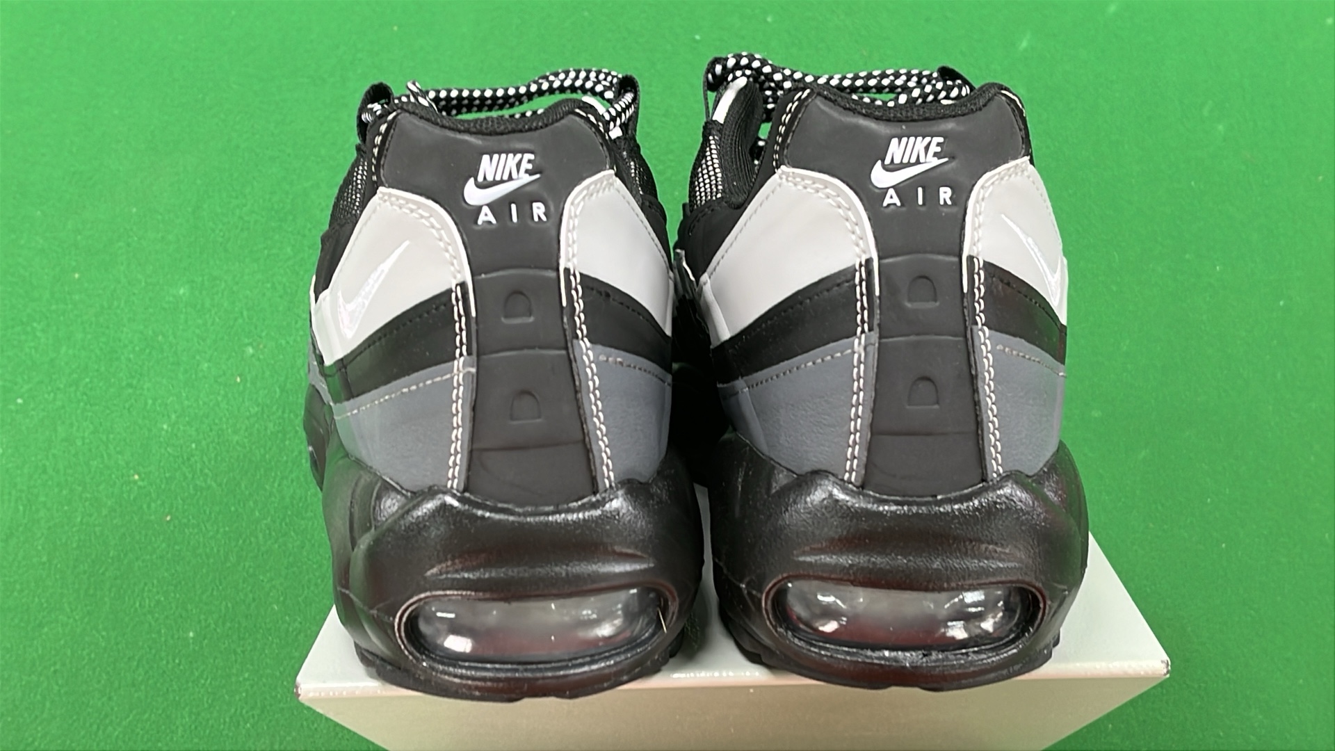 Nike Air Max 95 Grey Neon Green Running Shoes