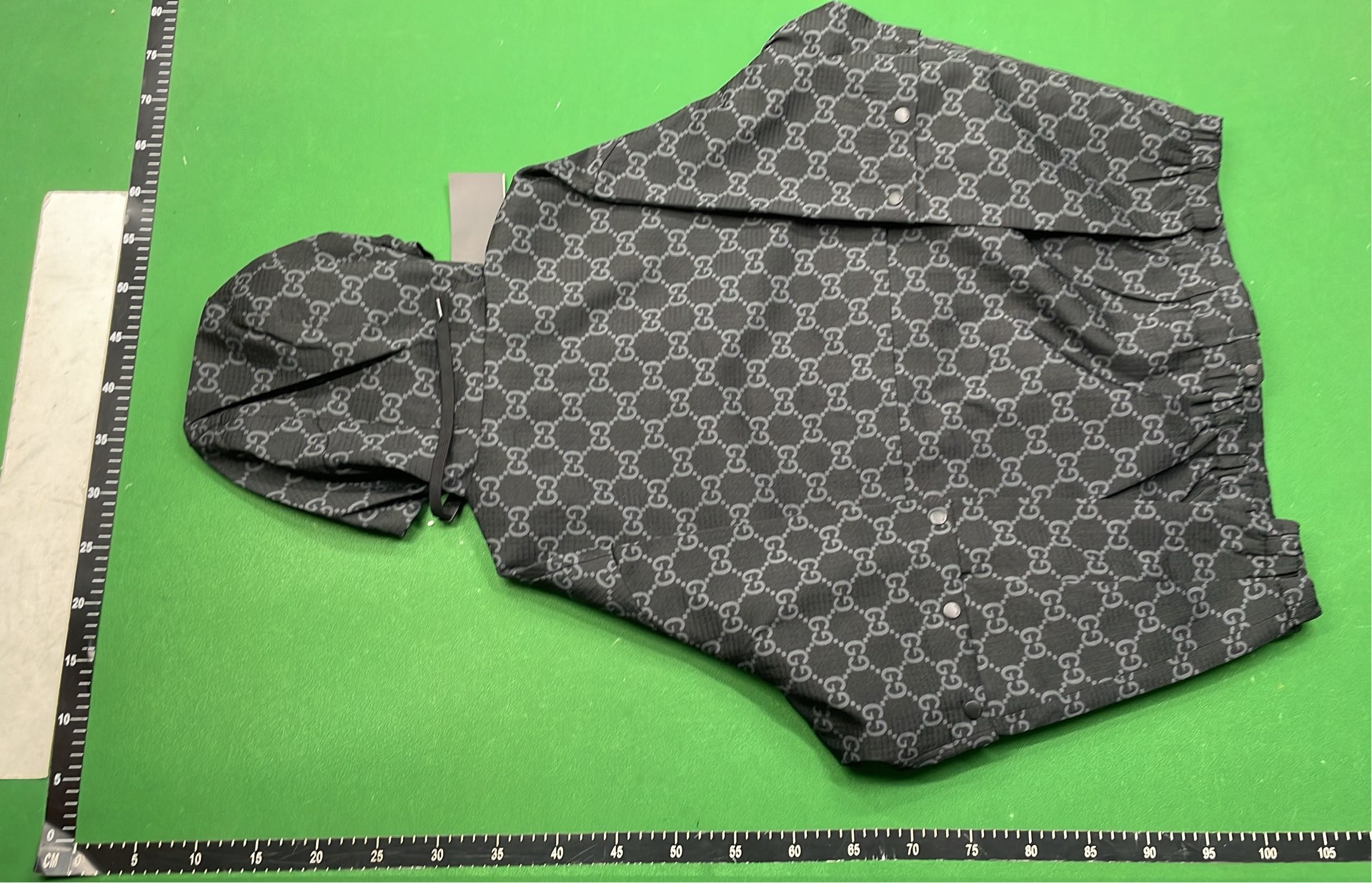 Gucci Monogram Pattern Hooded Jacket for Men