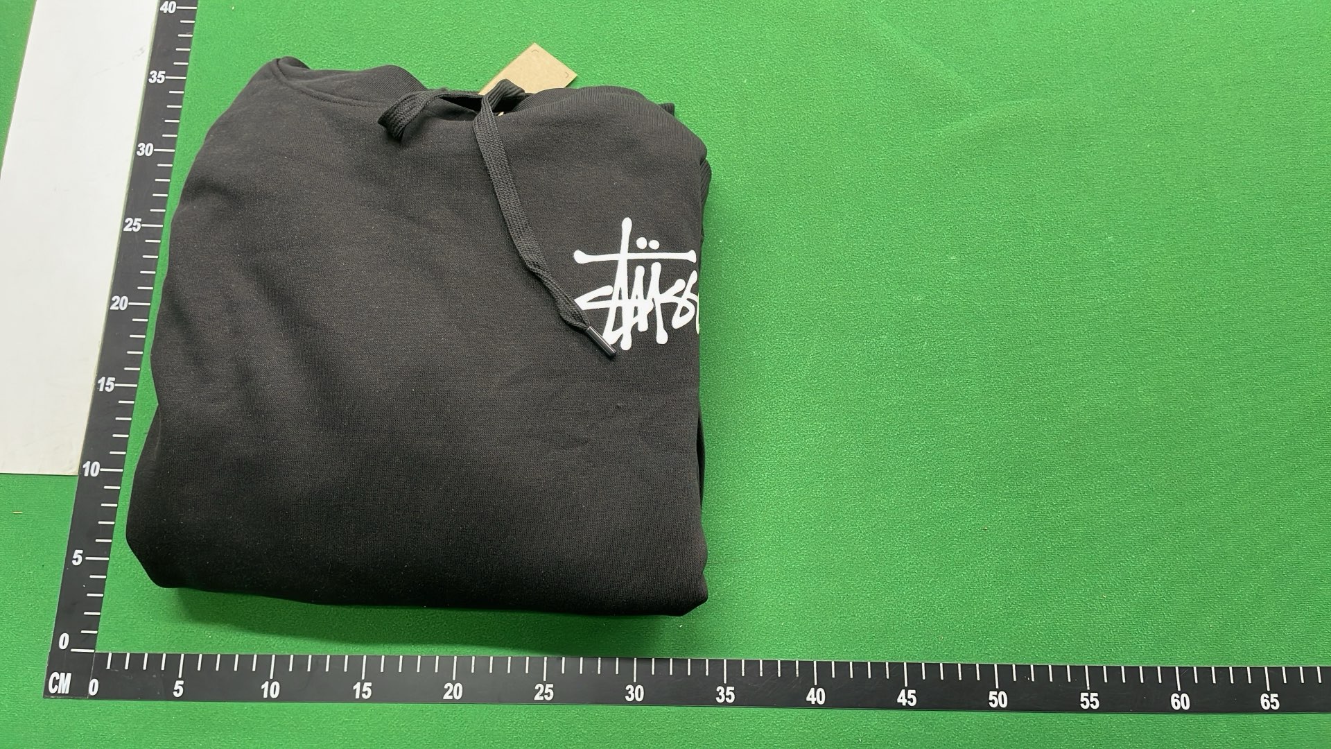 Stussy Hoodie Black and White Logo Sweatshirt for Men and Women