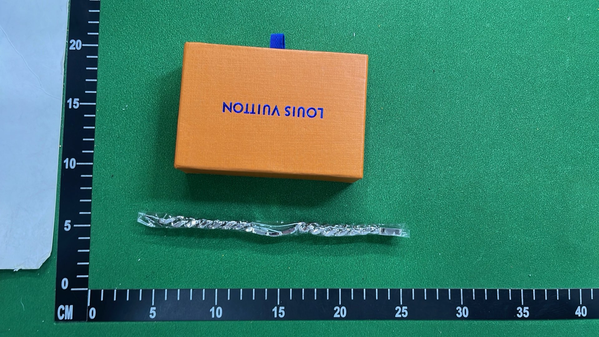 Louis Vuitton Chain Bracelet with Monogram Motif