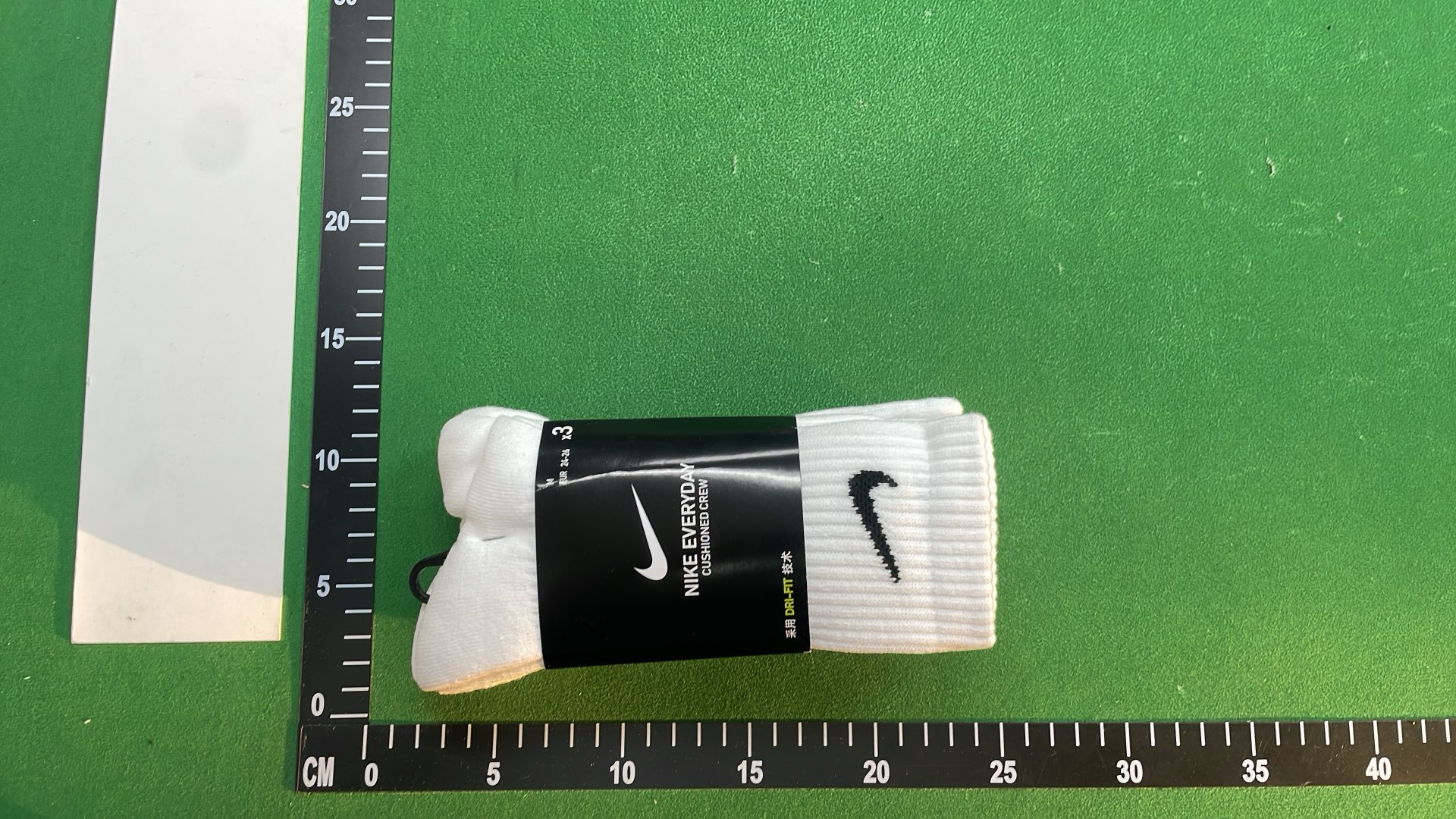 Nike Everyday Lightweight Ankle Socks - White and Black Pure Cotton