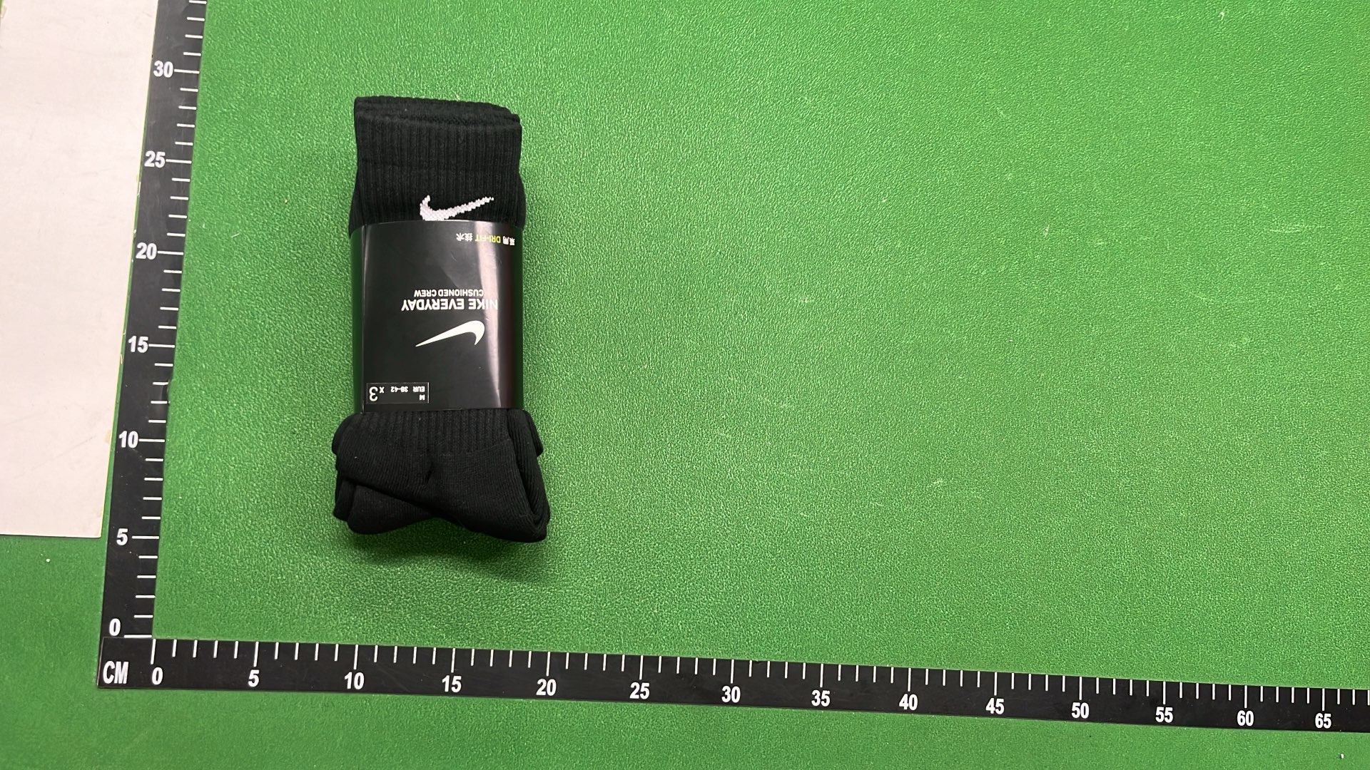 Nike Everyday Lightweight Ankle Socks - White and Black Pure Cotton