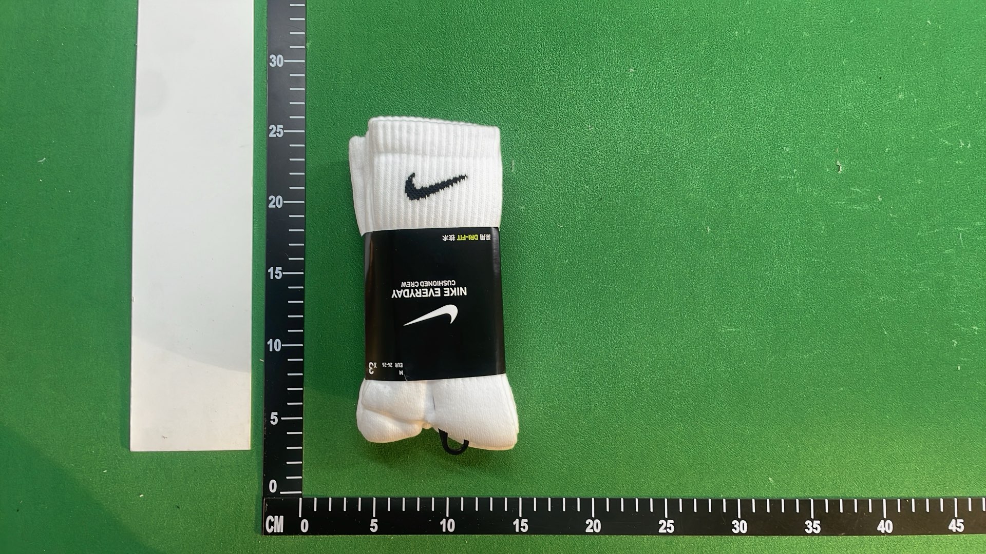 Nike Everyday Lightweight Ankle Socks - White and Black Pure Cotton