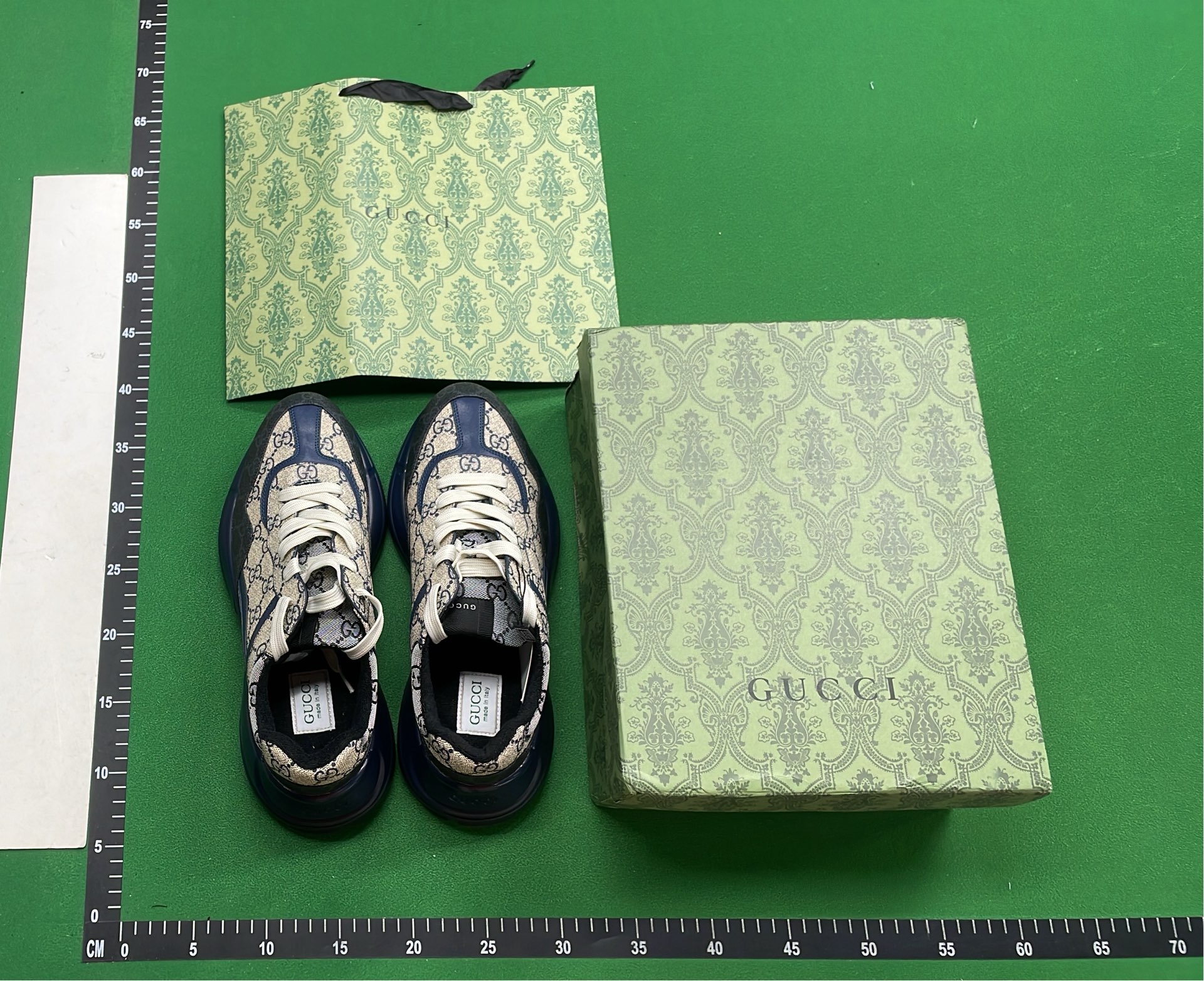 Gucci Rhyton Sneakers with GG Monogram Print