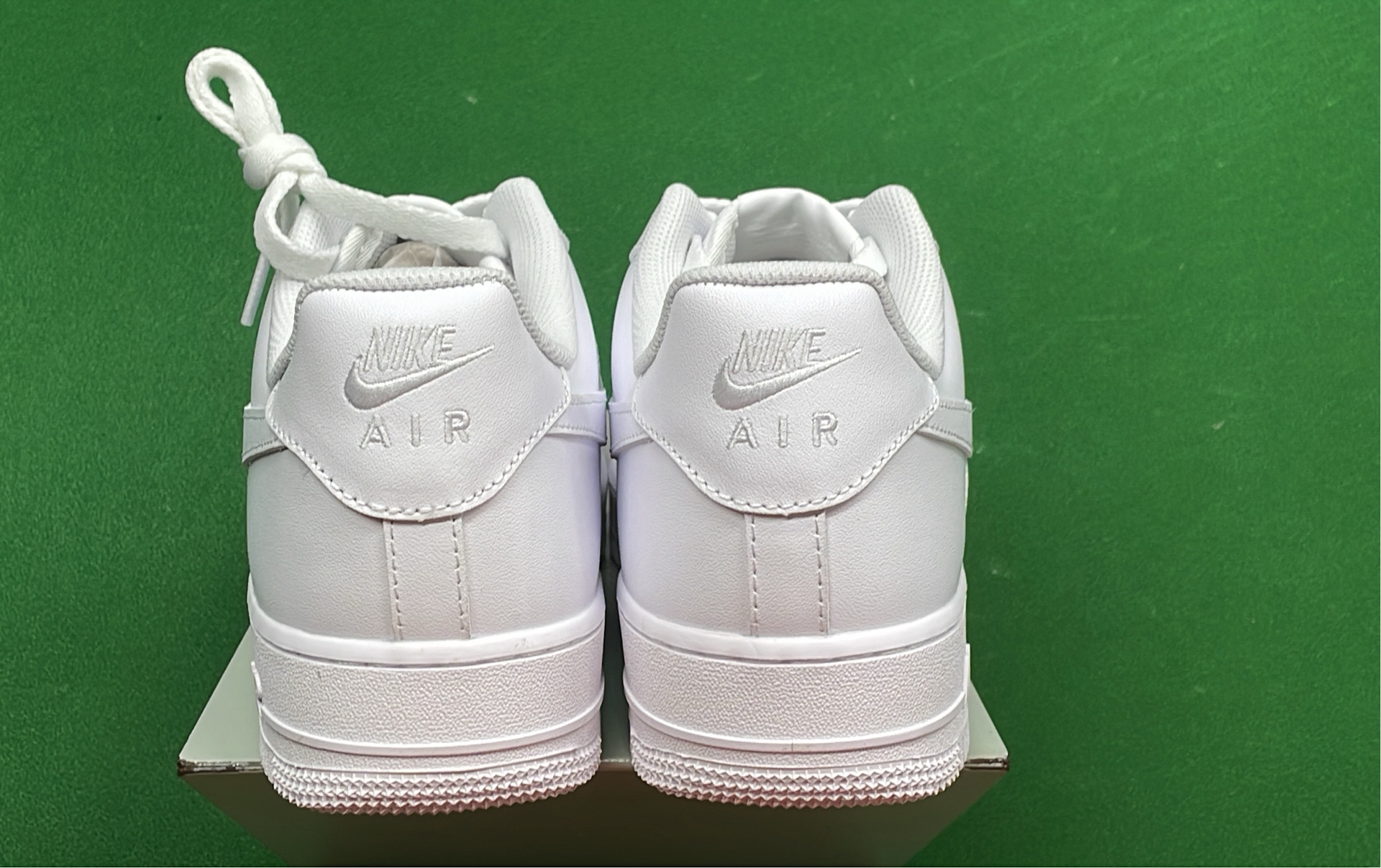 Nike Air Force 1 White Leather Sneakers