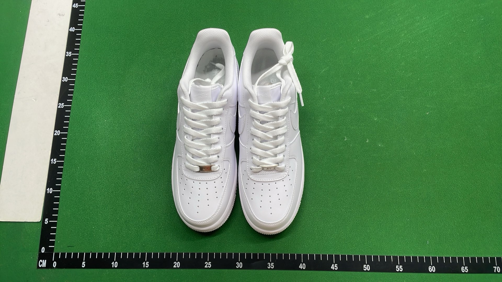 Nike Air Force 1 White Leather Sneakers
