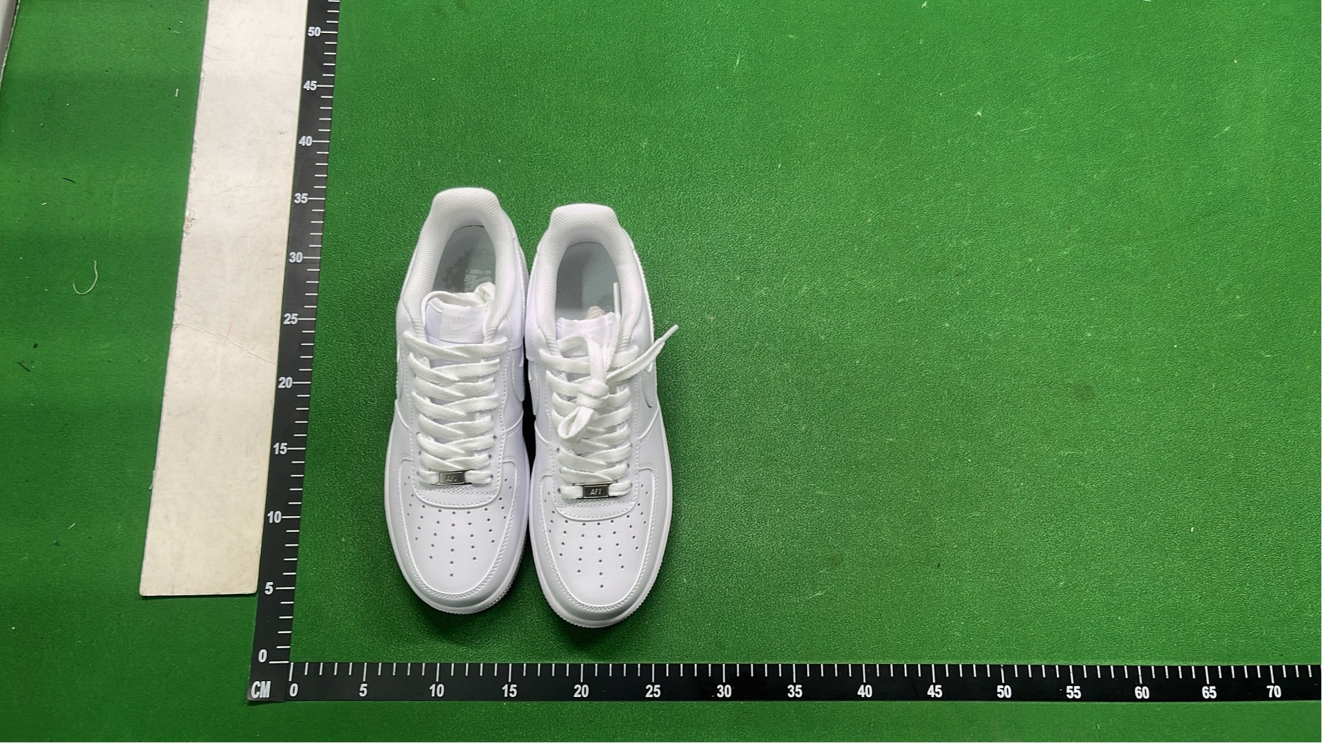 Nike Air Force 1 White Leather Sneakers
