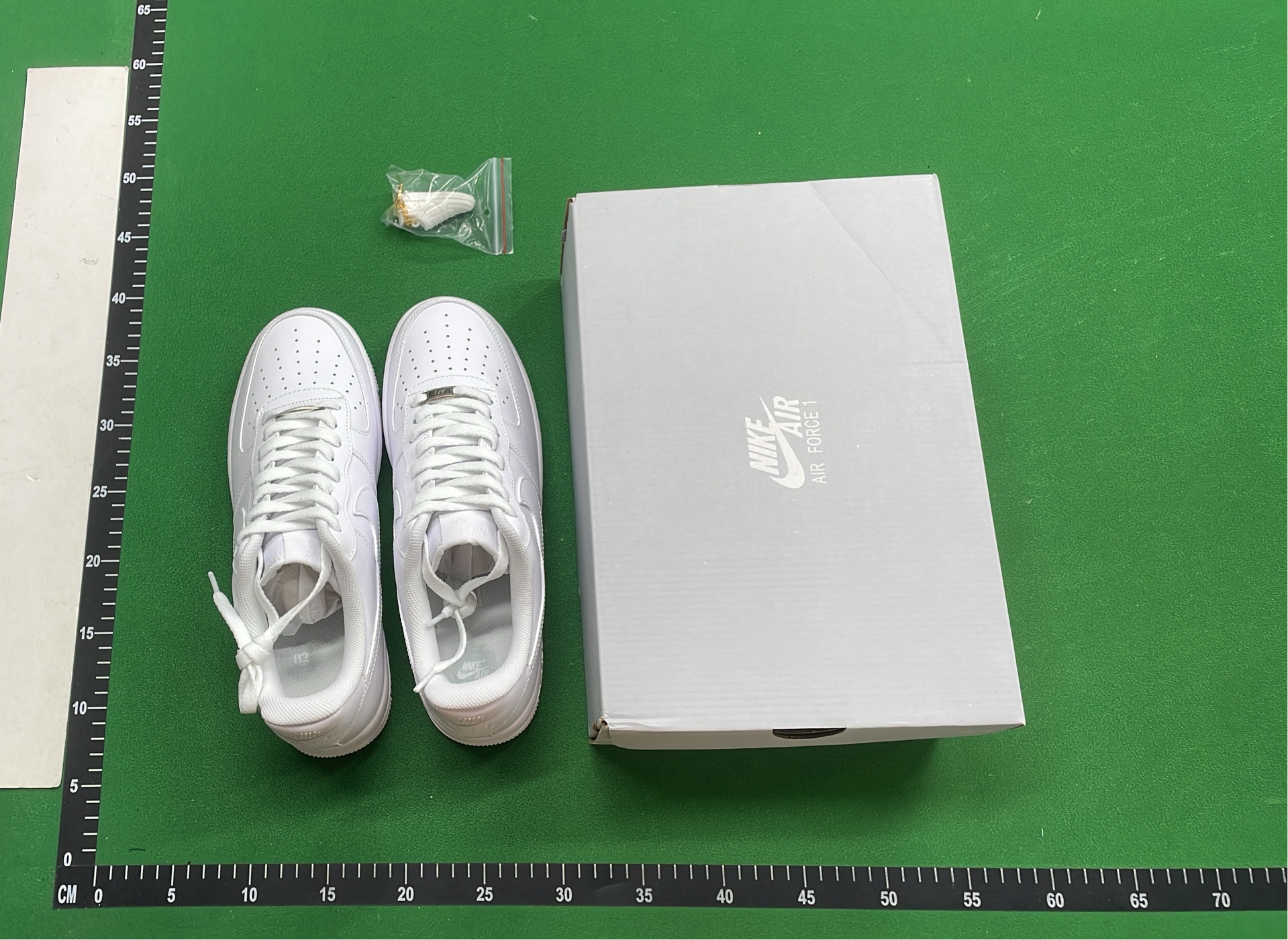 Nike Air Force 1 White Leather Sneakers