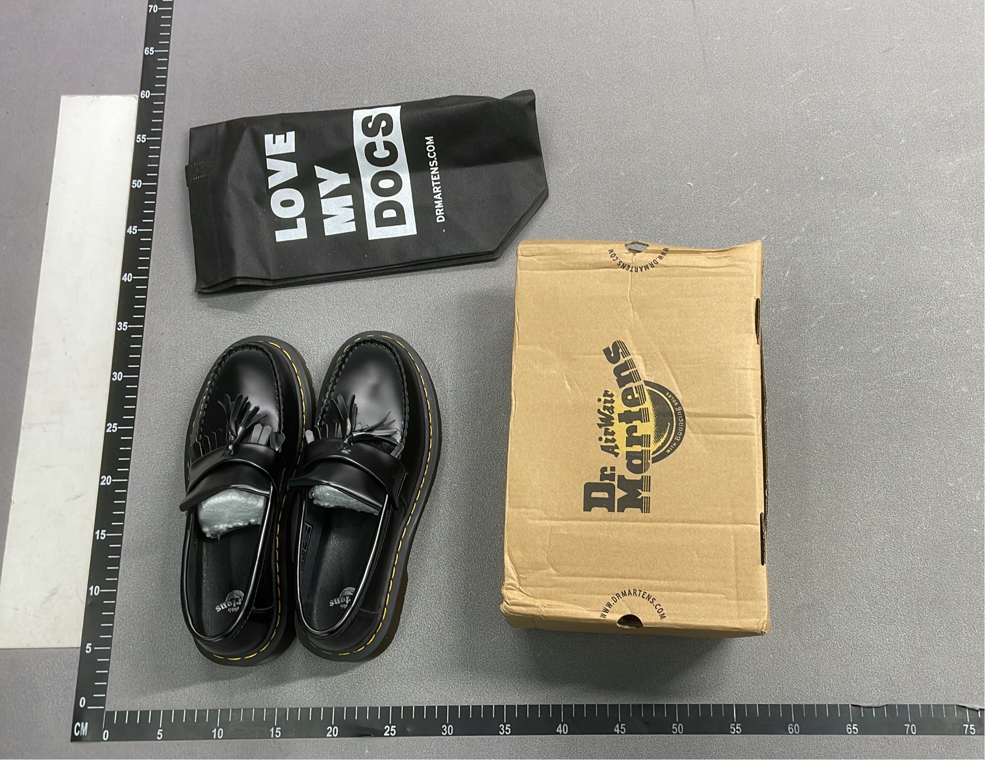 Dr. Martens Black Tassel Loafers - Classic Leather Shoes