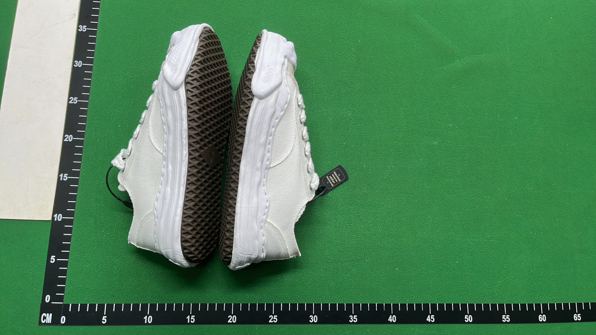 MMY Black and White Distressed Sneakers