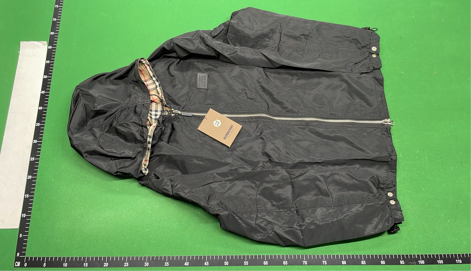 Classic Check Hooded Jacket for Men