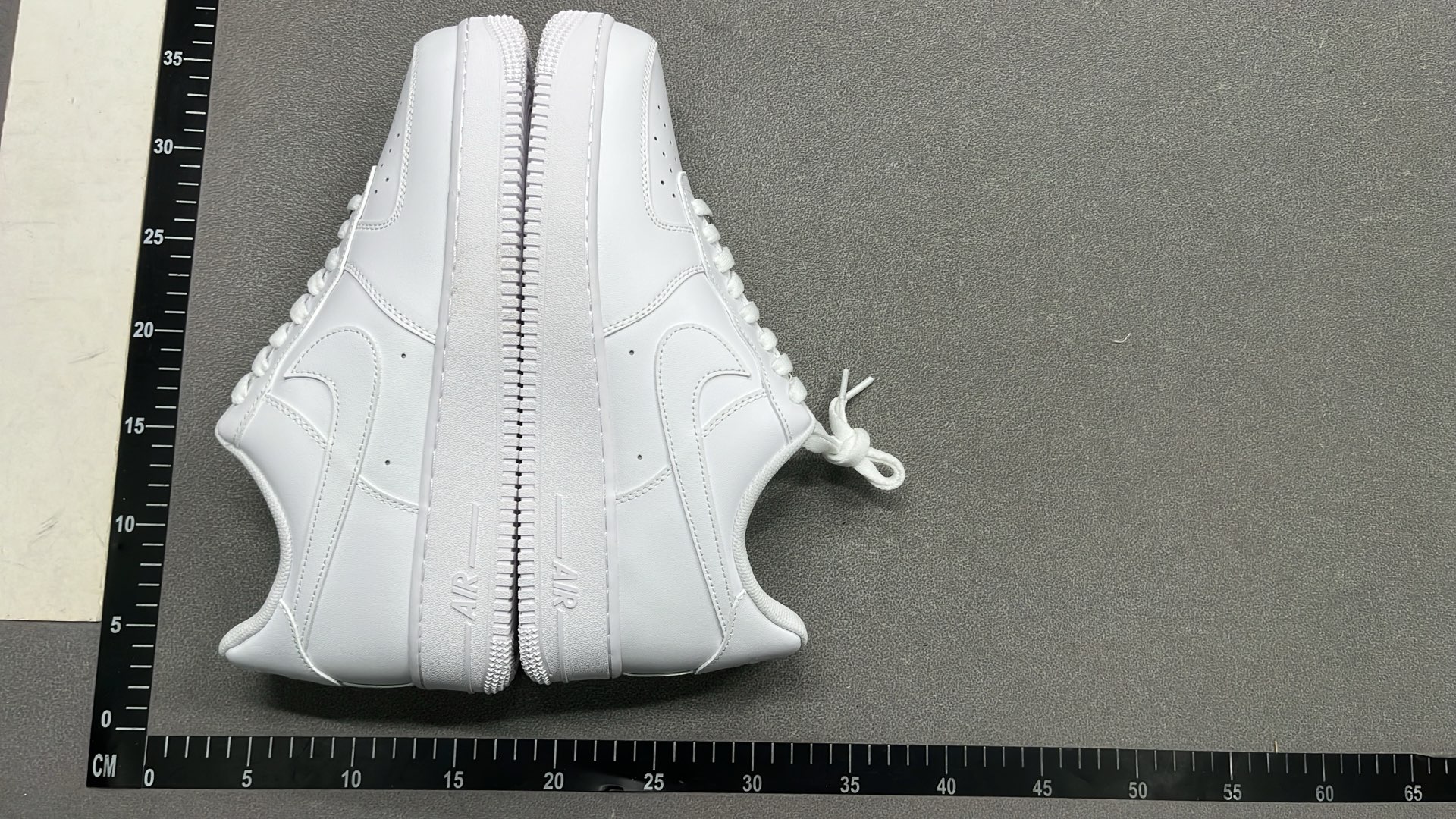 Nike Air Force 1 White Leather Sneakers