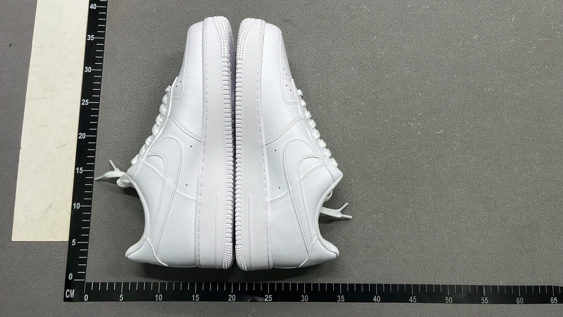 Nike Air Force 1 White Leather Sneakers
