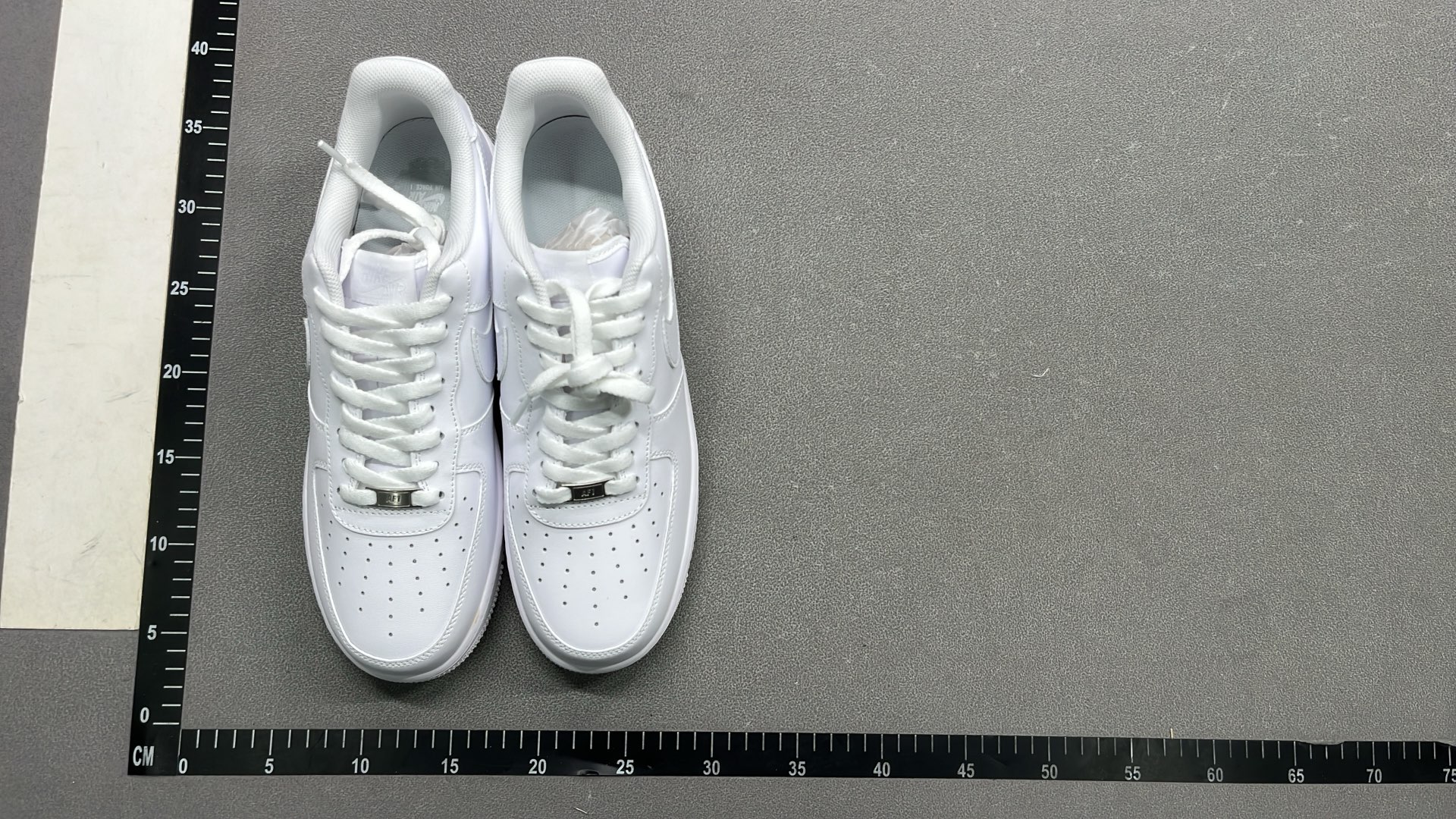 Nike Air Force 1 White Leather Sneakers