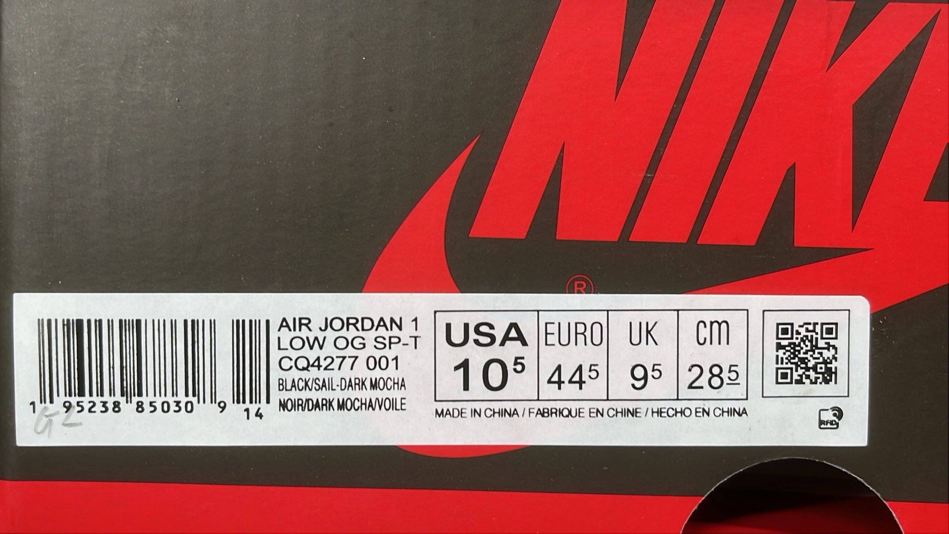 Nike Air Jordan 1 Low Grey Black White Sneakers