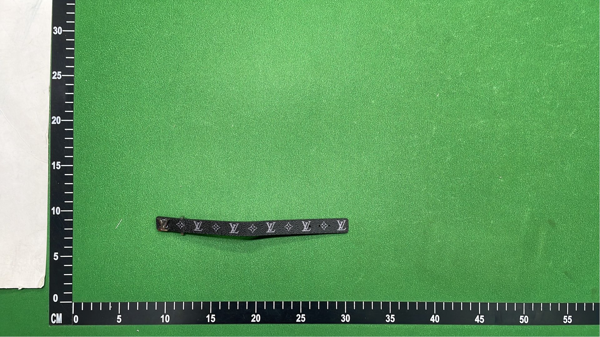 LV Monogram Leather Bracelet for Men and Women