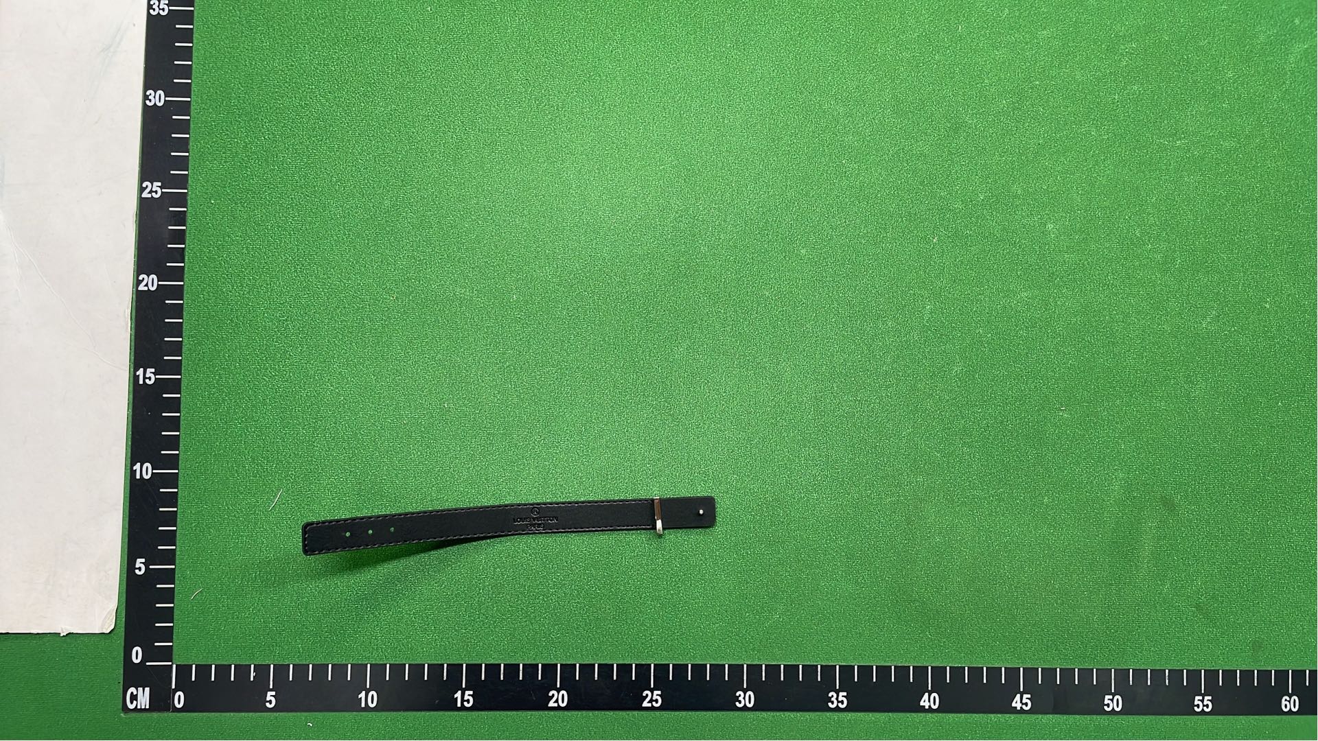 LV Monogram Leather Bracelet for Men and Women