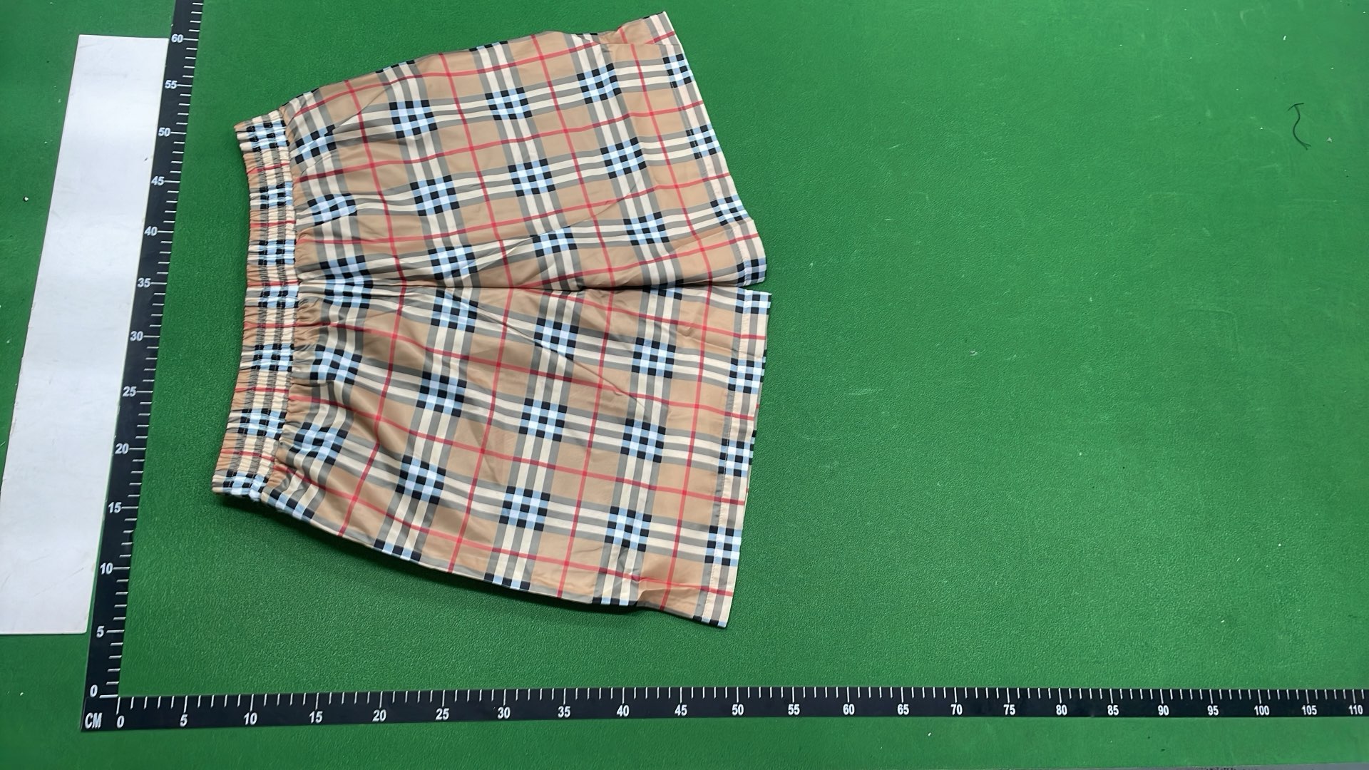 Classic Check Print Shorts for Men