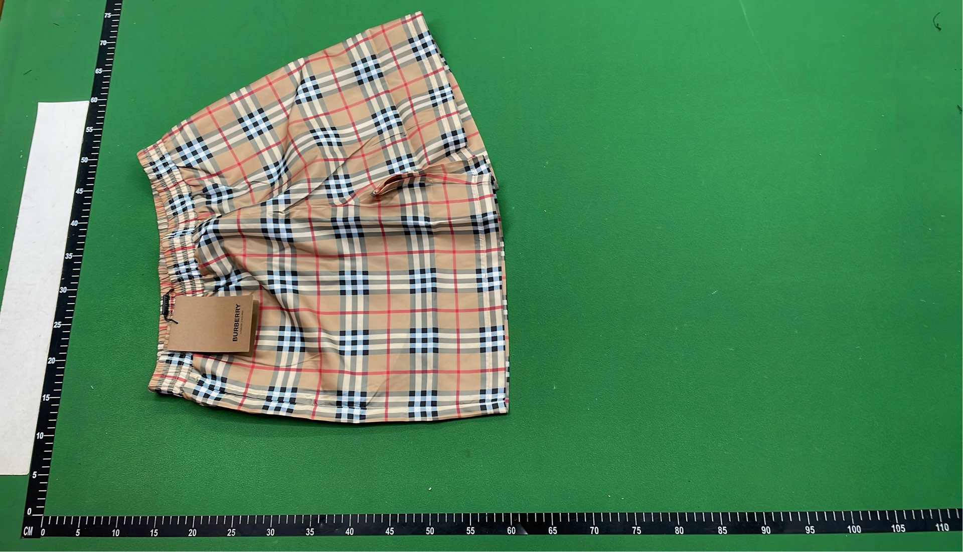 Classic Check Print Shorts for Men